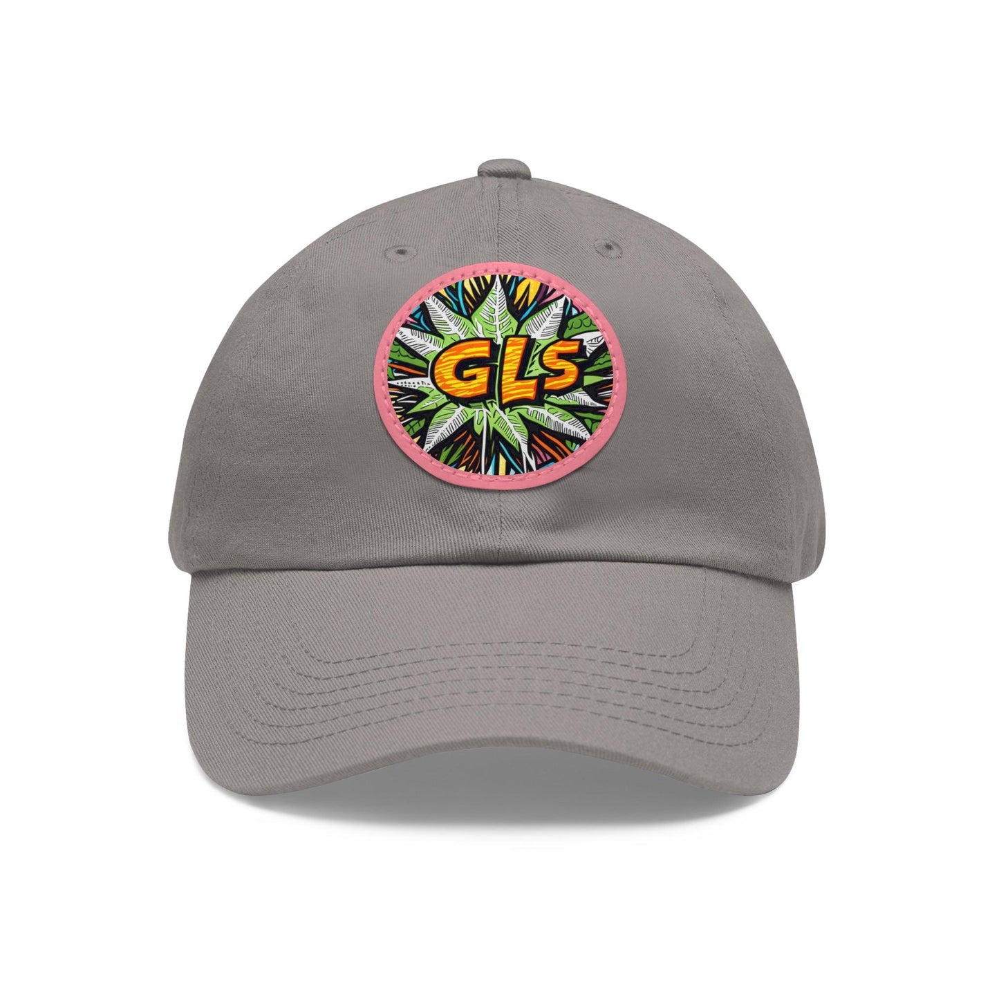 GreenLeaf Silo "GLS" Dad Hat with Leather Patch (Round) - Lizard Vigilante