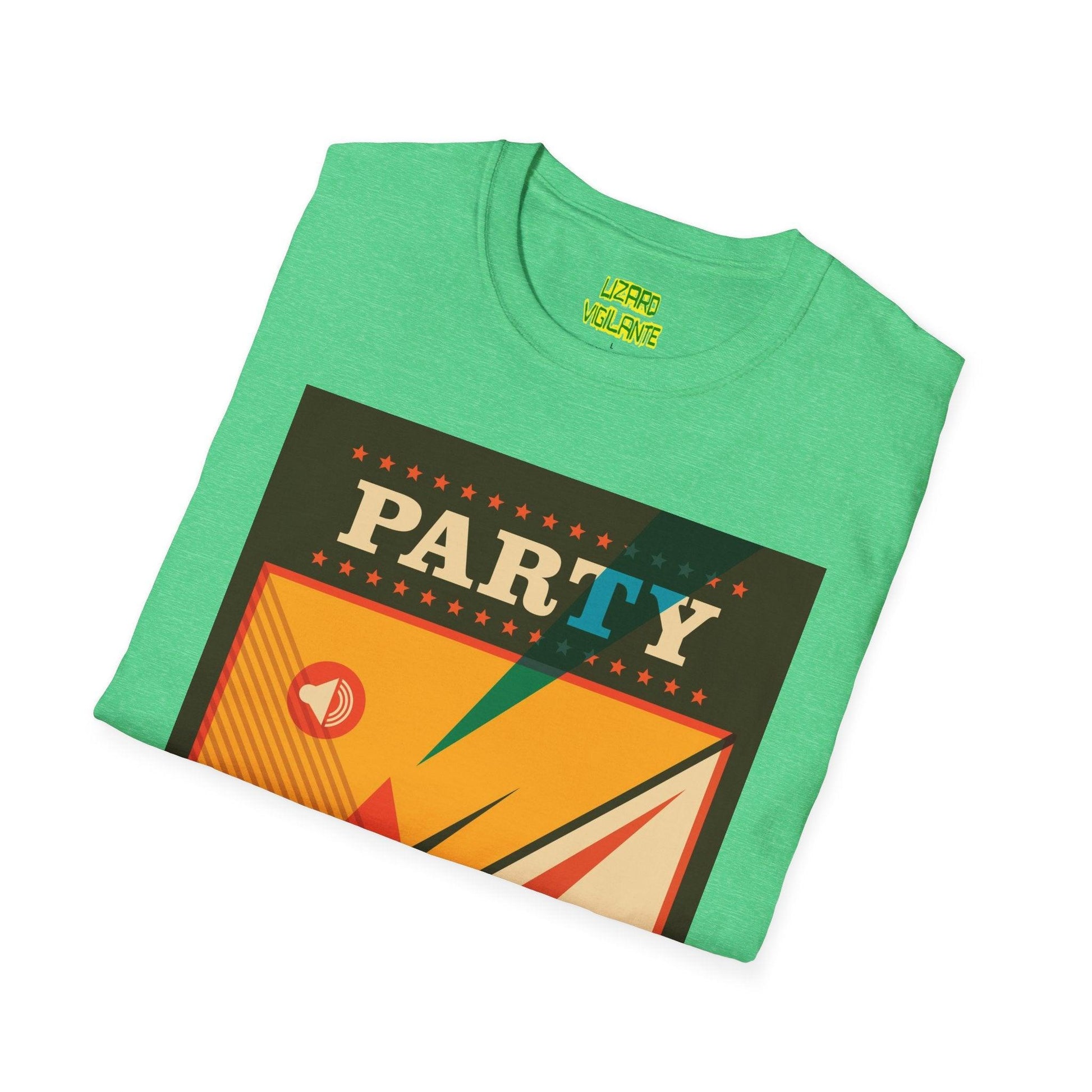 Party Car Graphic Unisex Softstyle T-Shirt - Lizard Vigilante