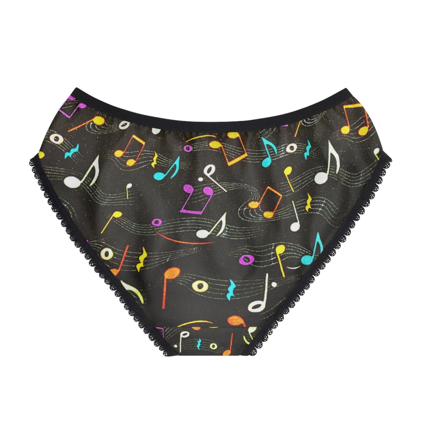 Musical Notes Women's Briefs - Lizard Vigilante