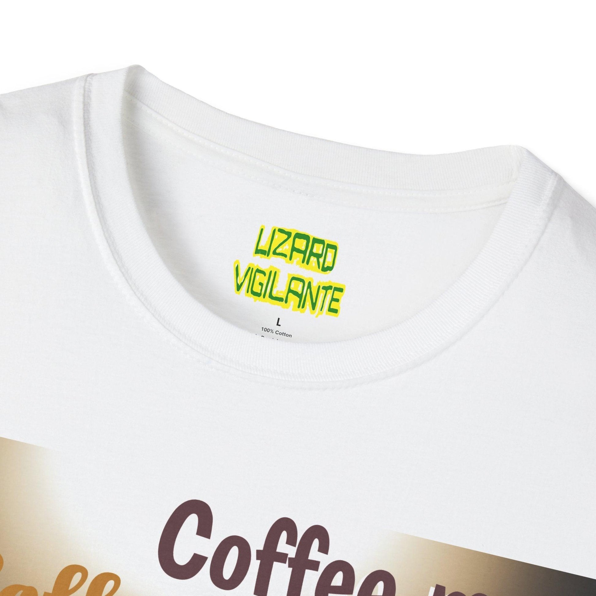 Coffee Me Unisex Softstyle T-Shirt - Lizard Vigilante