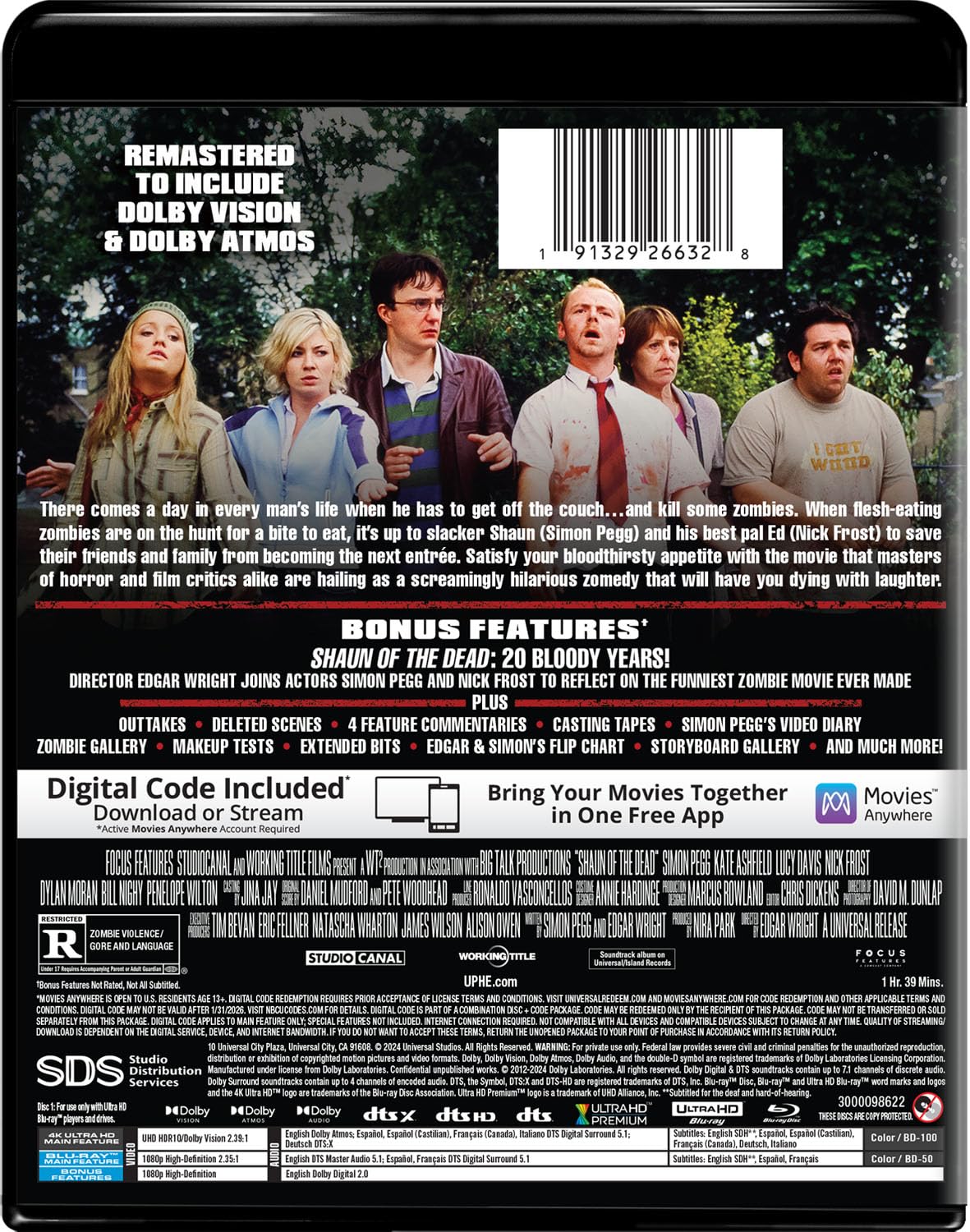 Shaun of the Dead [4K Ultra HD + Blu-ray + Digital]