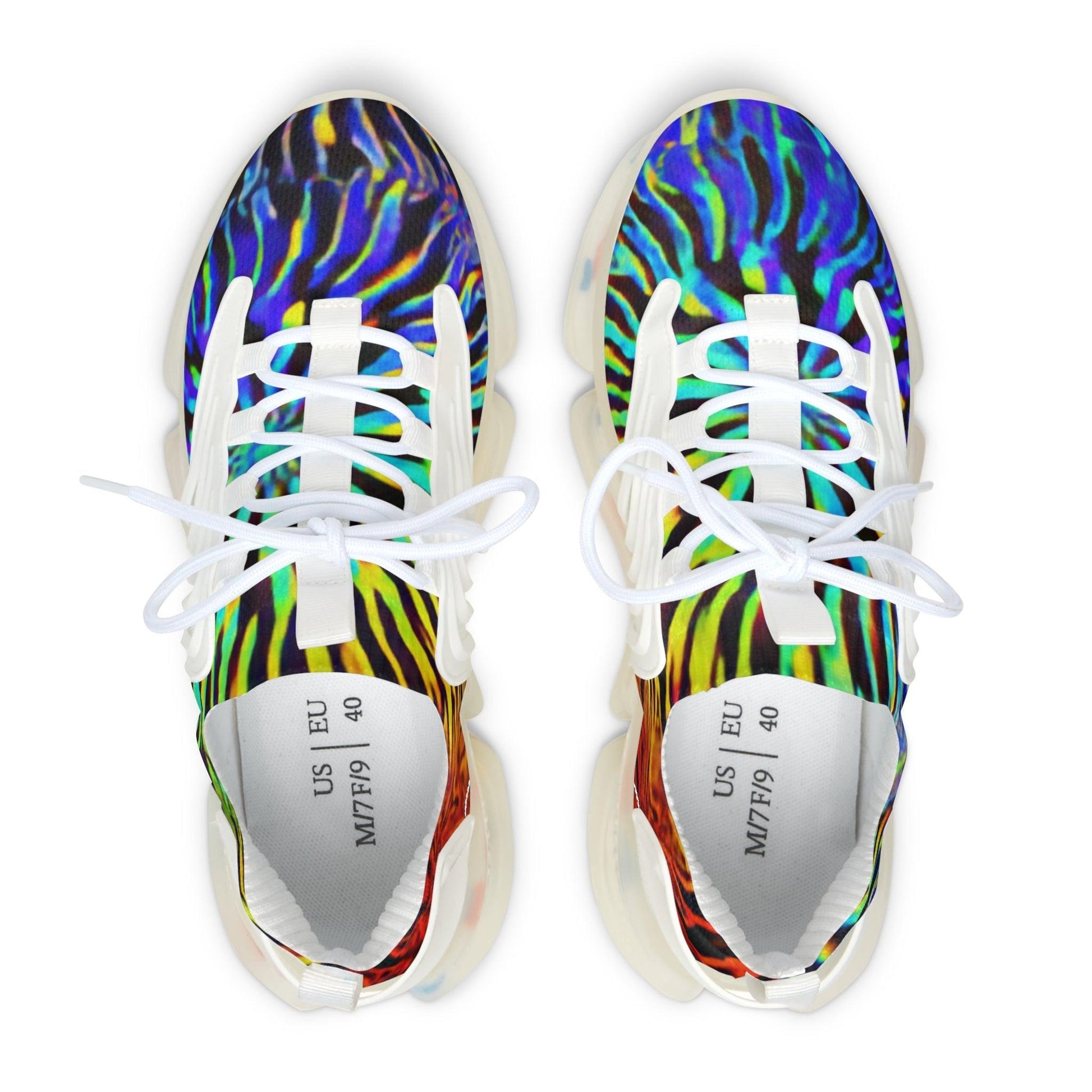 Tie Dyed Women's Mesh Sneakers - Lizard Vigilante