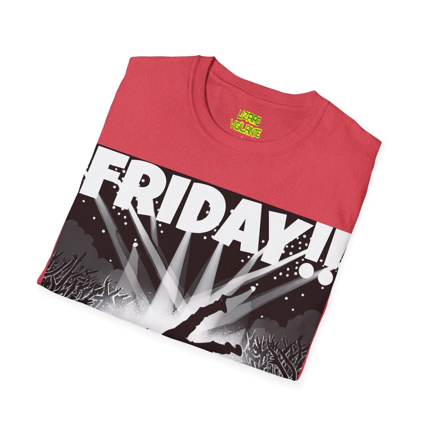 FRIDAY!! Unisex Softstyle T-Shirt in COLORS - Lizard Vigilante