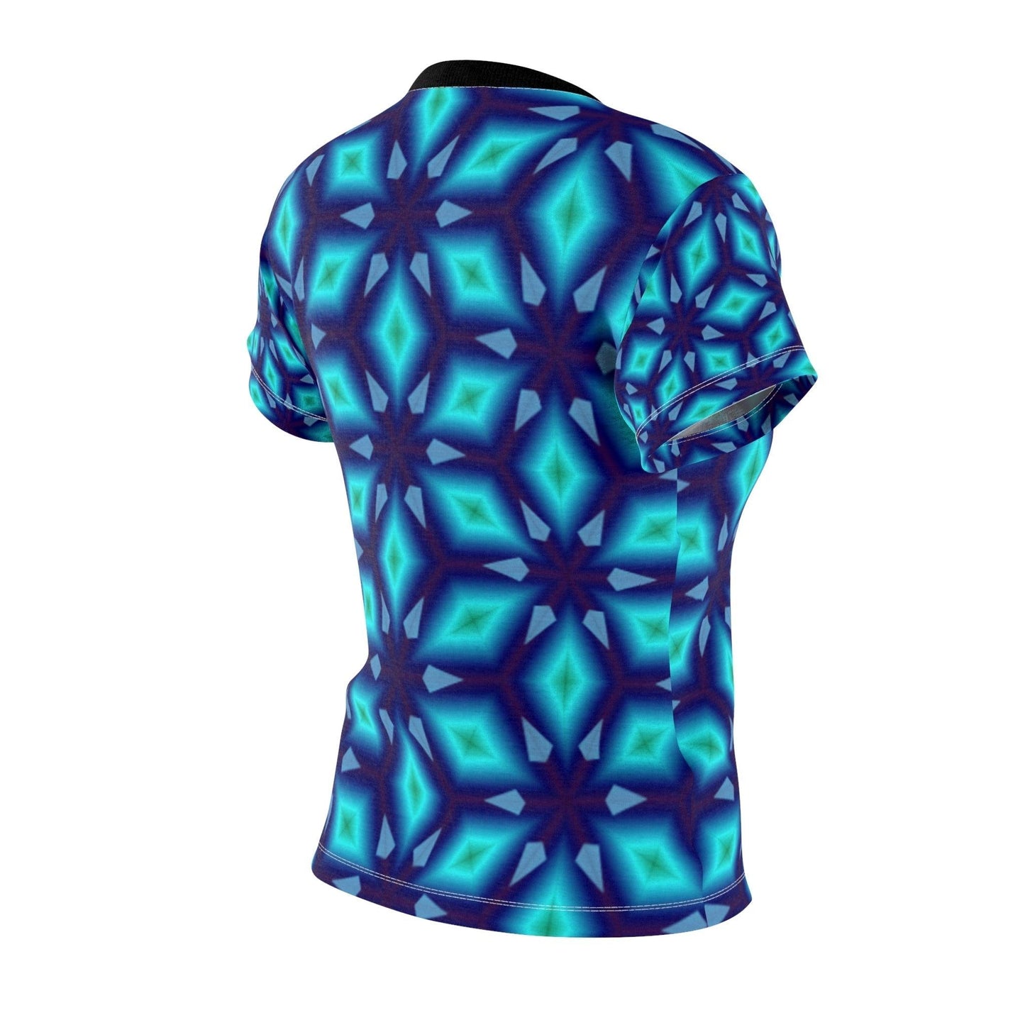 Bleu Diamonds Women's Tee - Lizard Vigilante