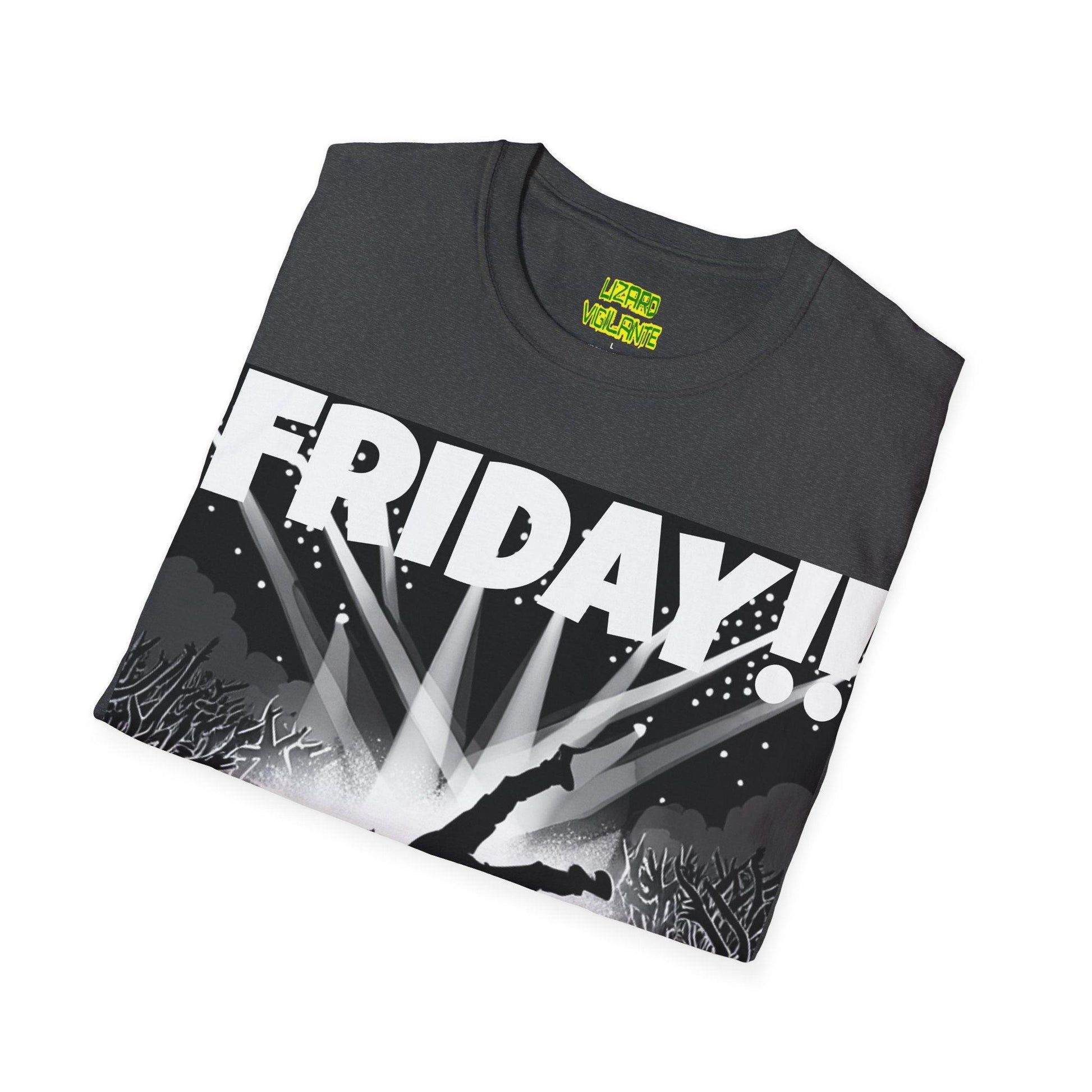 FRIDAY!! Unisex Softstyle T-Shirt in COLORS - Lizard Vigilante