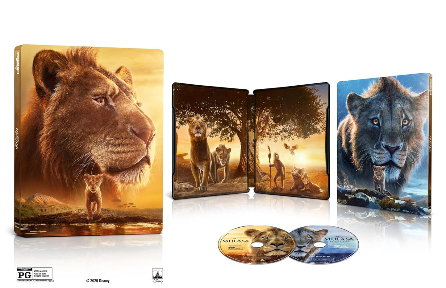 Mufasa: The Lion King - 4K UHD/BD Combo + Digital + Steelbook