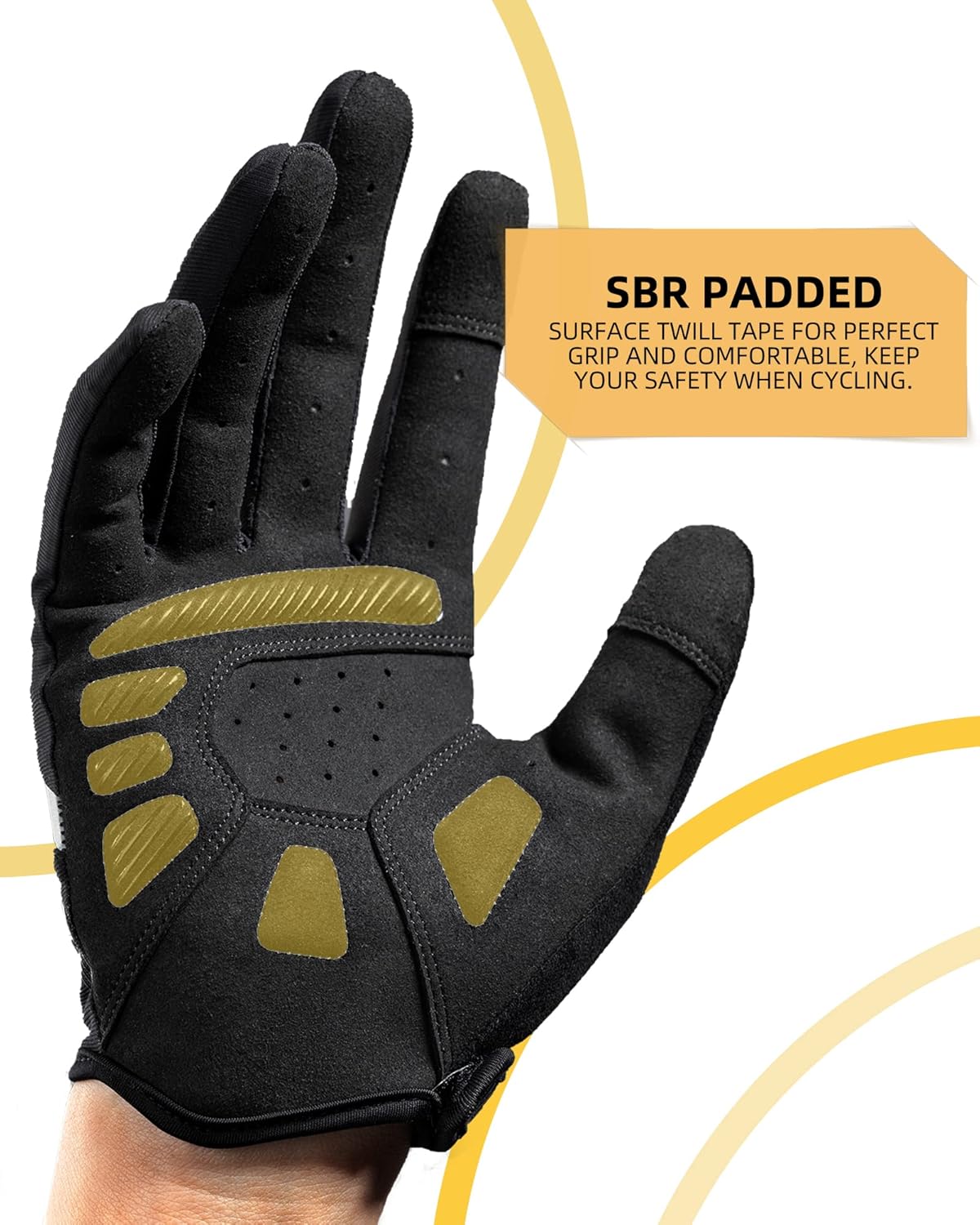 ROCKBROS Cycling Gloves Shock Absorbing Breathable