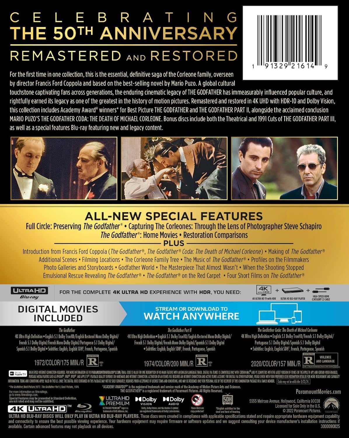 The Godfather Trilogy [4K UHD]