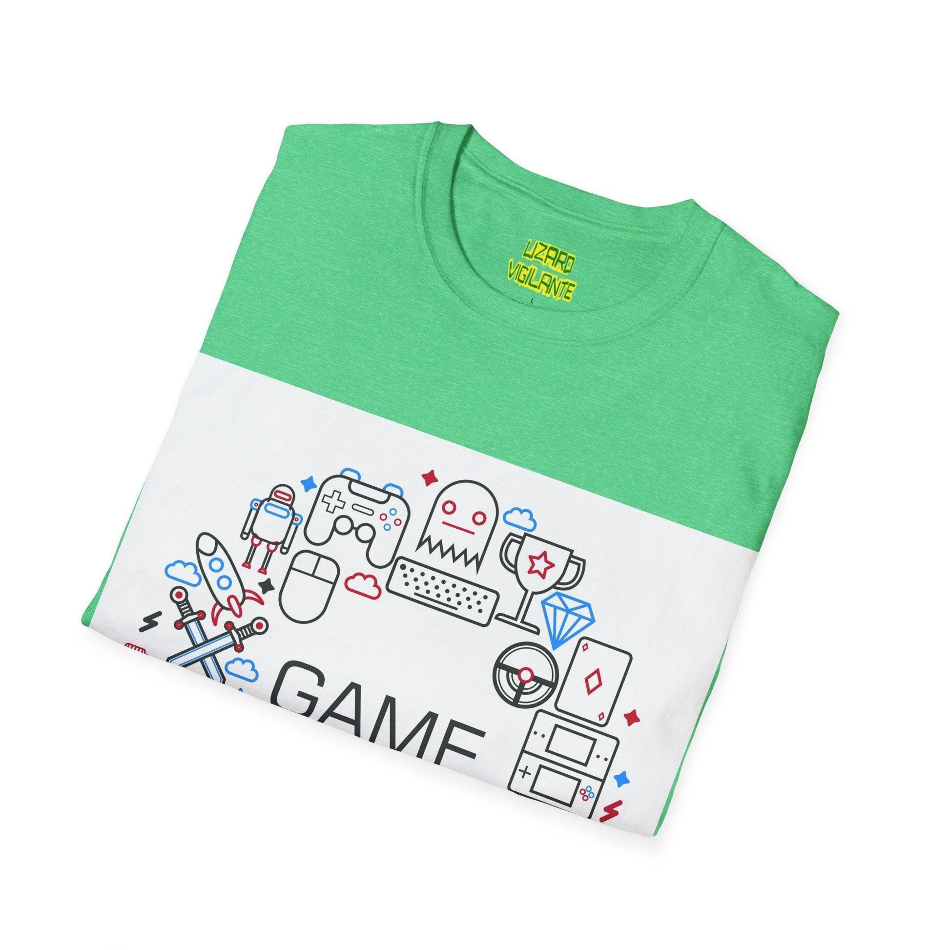 Video Game Unisex Softstyle T-Shirt - Lizard Vigilante