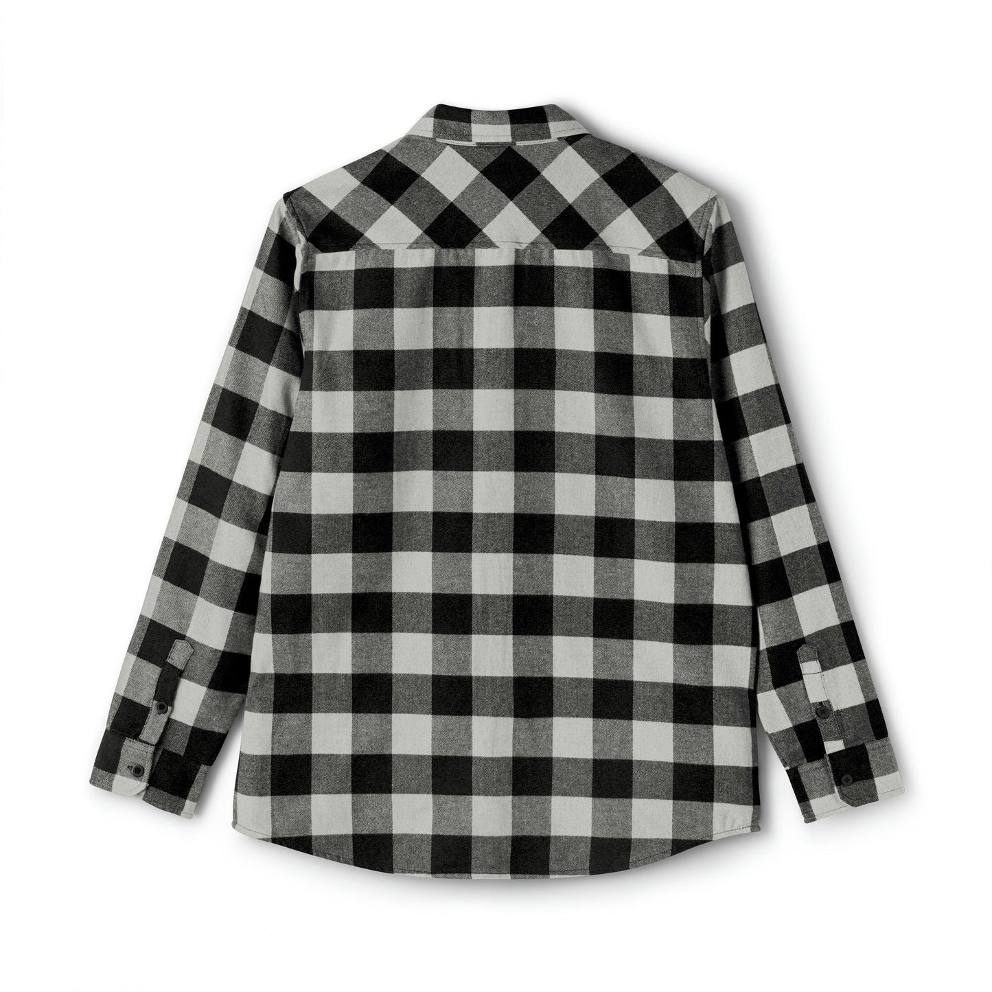 Black/Gray Unisex Flannel Shirt - Lizard Vigilante