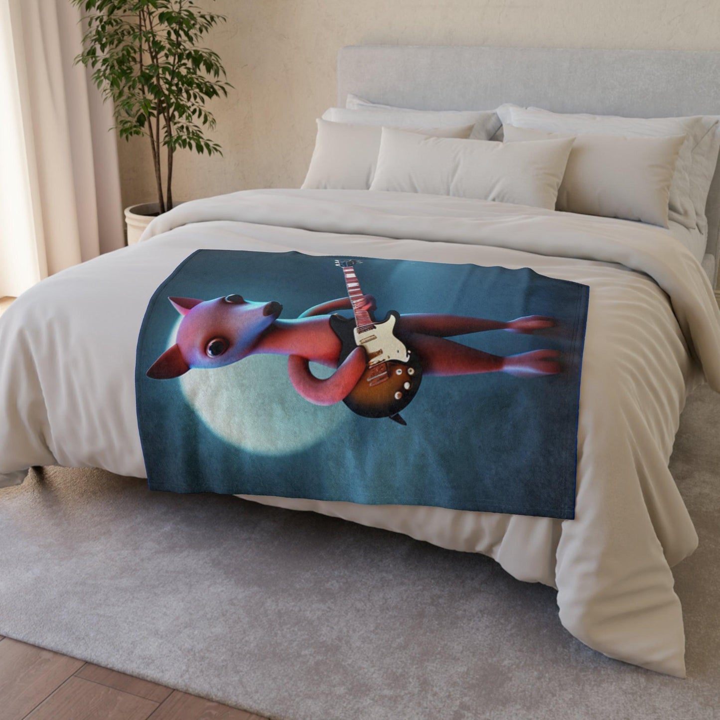 PRIMO ROCKS Soft Polyester Blanket - Lizard Vigilante