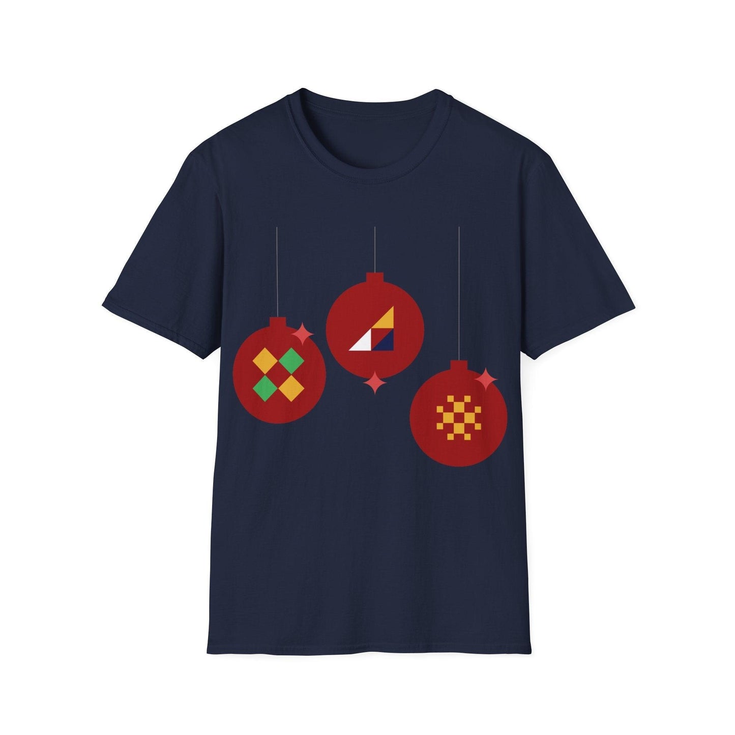 Xmas Balls Unisex Softstyle T-Shirt - Lizard Vigilante