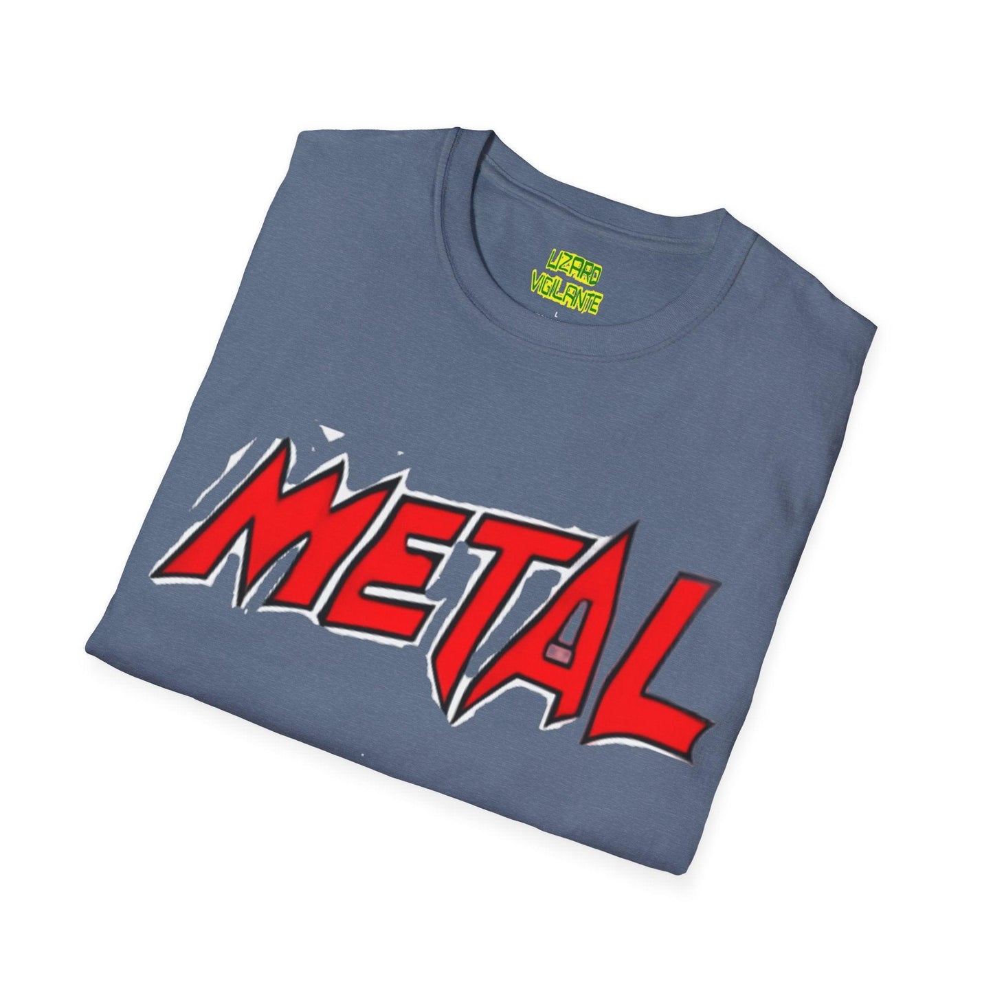 METAL Fontoon Unisex Softstyle T-Shirt - Lizard Vigilante