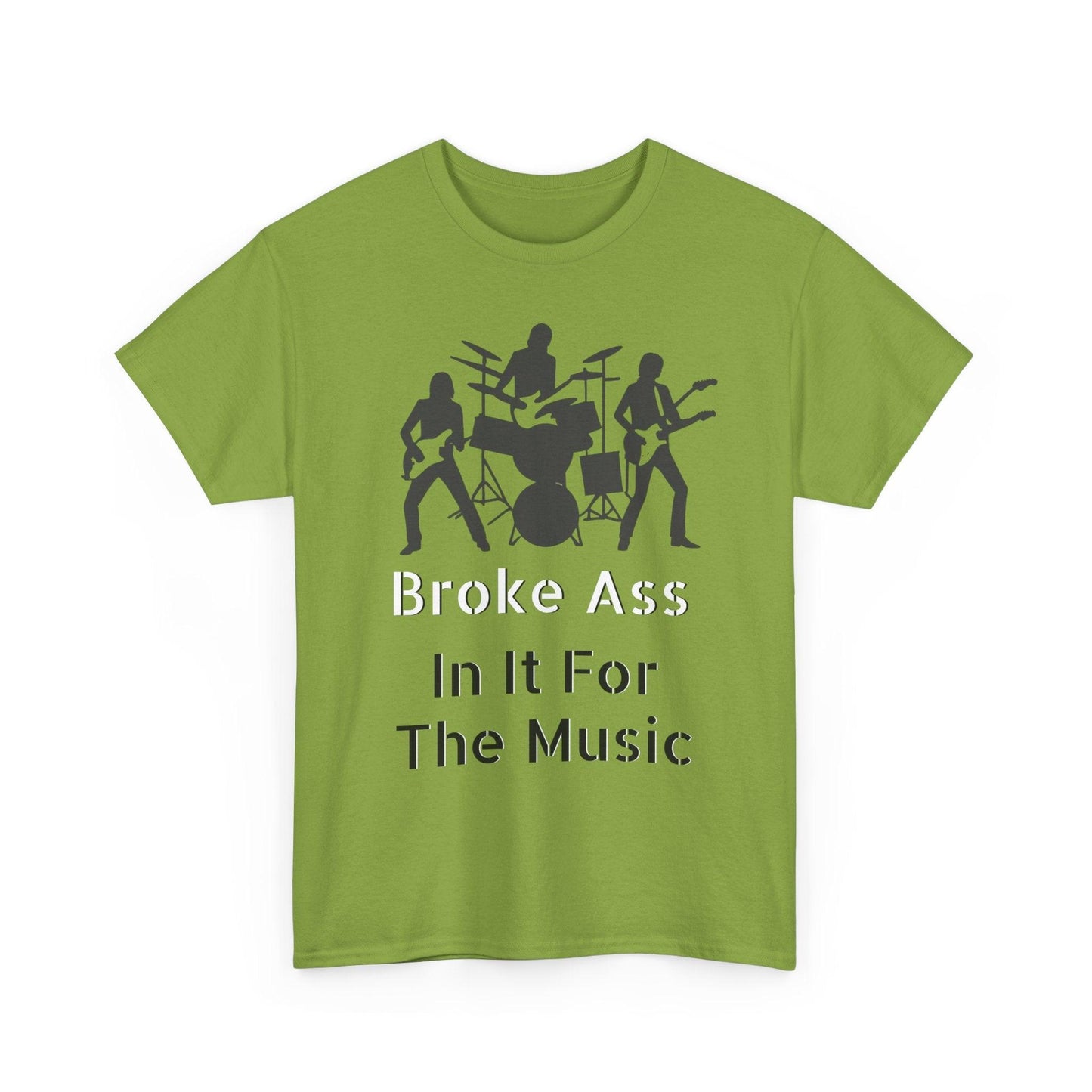 Broke Ass Band Album "In It For The Music" Unisex Heavy Cotton Tee - Lizard Vigilante