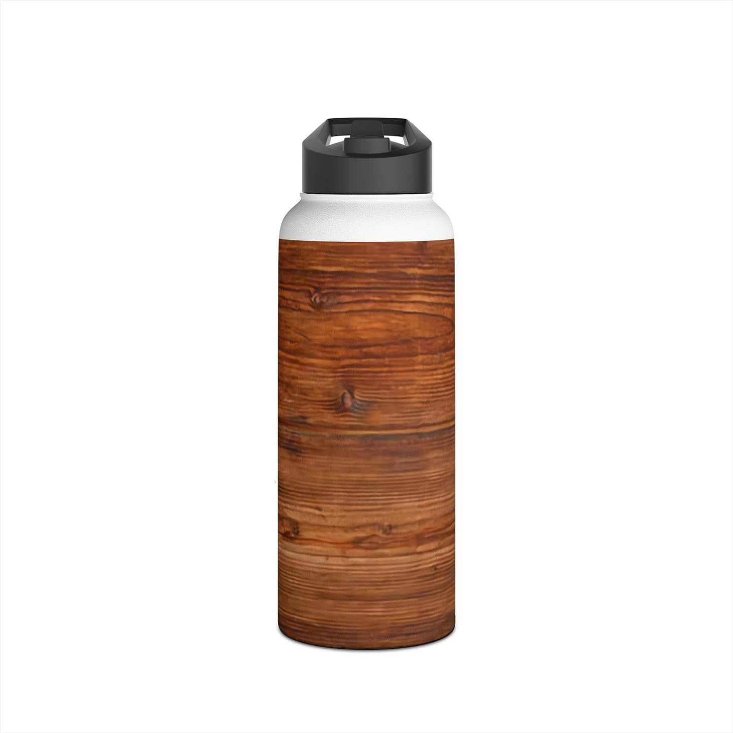 Wood-Maker Stainless Steel Water Bottle, Standard Lid - Lizard Vigilante