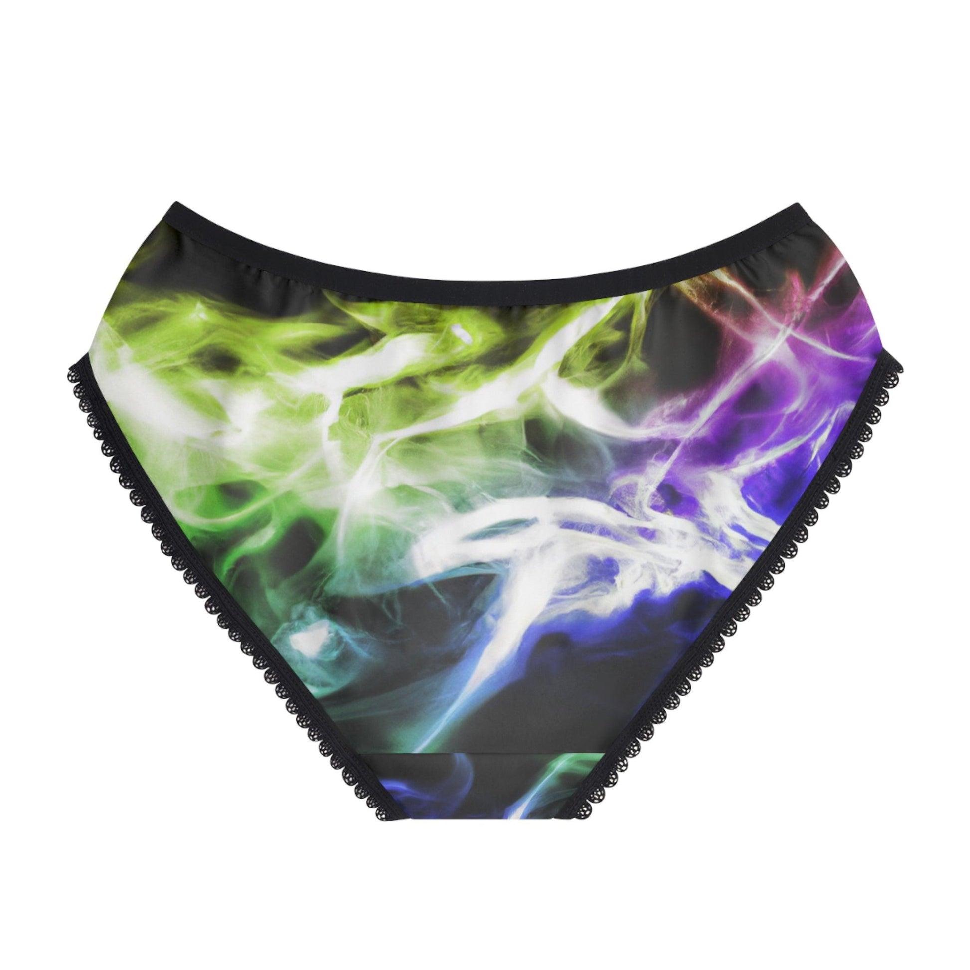 Neon Smoke Show Women's Briefs (AOP) 100% Polyester - Lizard Vigilante