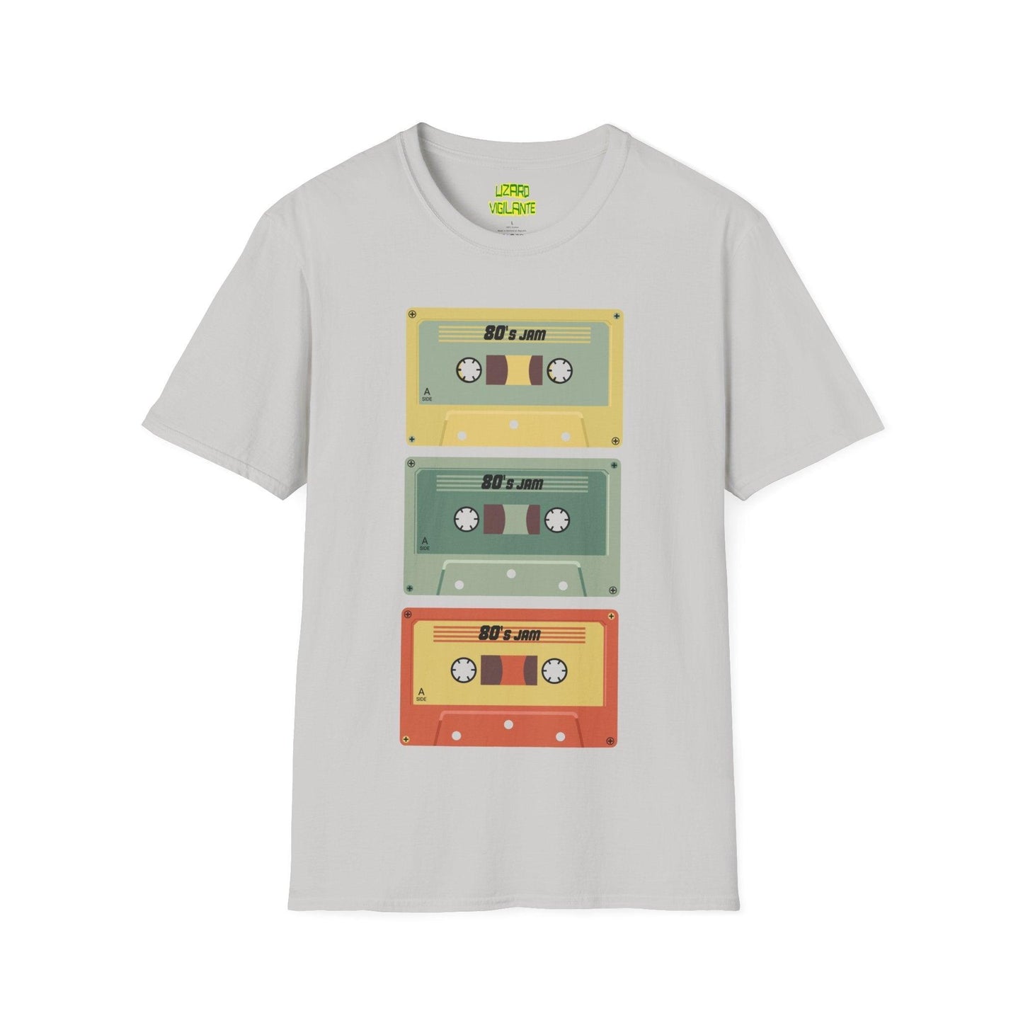 80s Jam MixTape Cassettes Unisex Softstyle T-Shirt - Lizard Vigilante