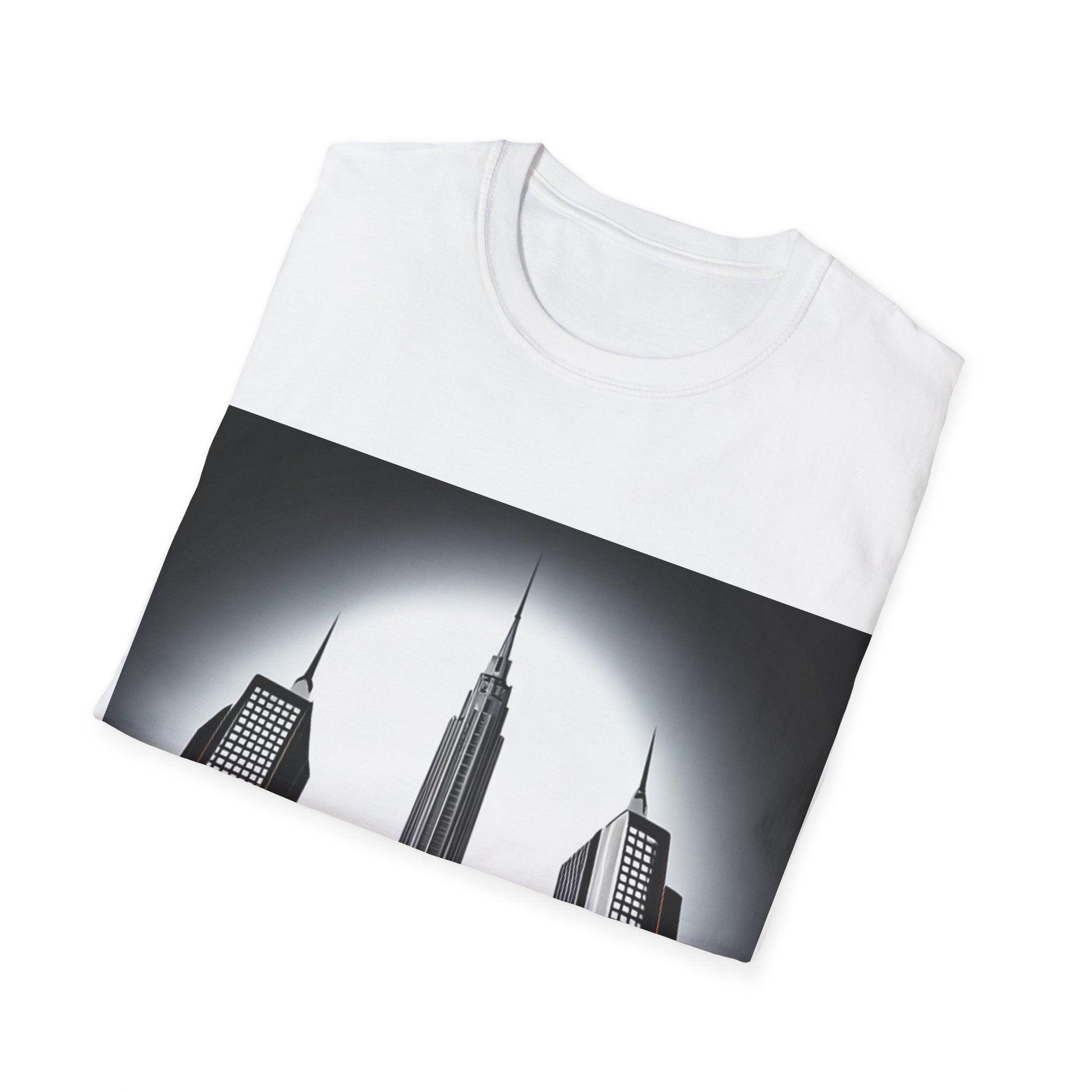 The Three Tallest Buildings Unisex Softstyle T-Shirt - Lizard Vigilante