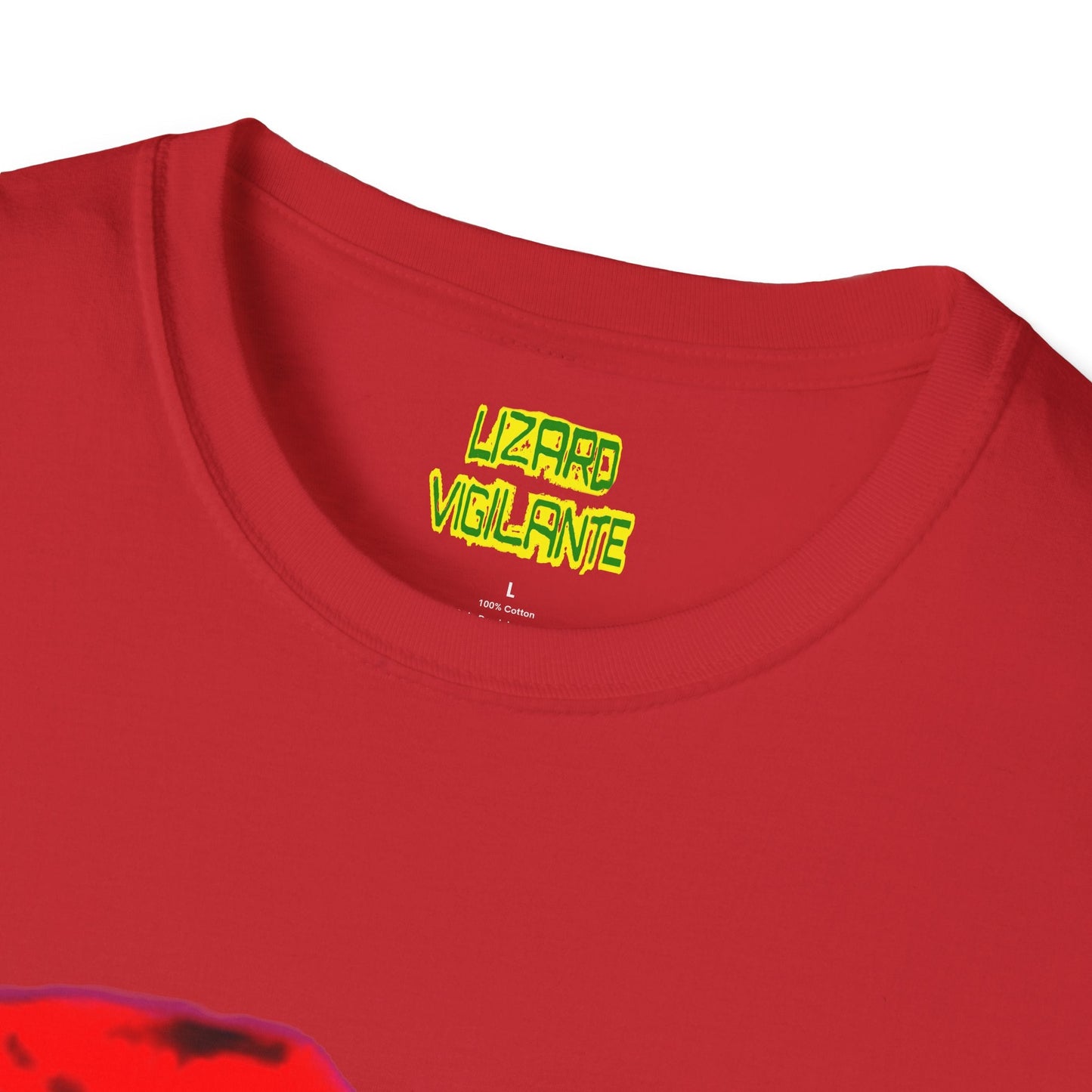 Valentine Heartart Unisex Softstyle T-Shirt - Lizard Vigilante