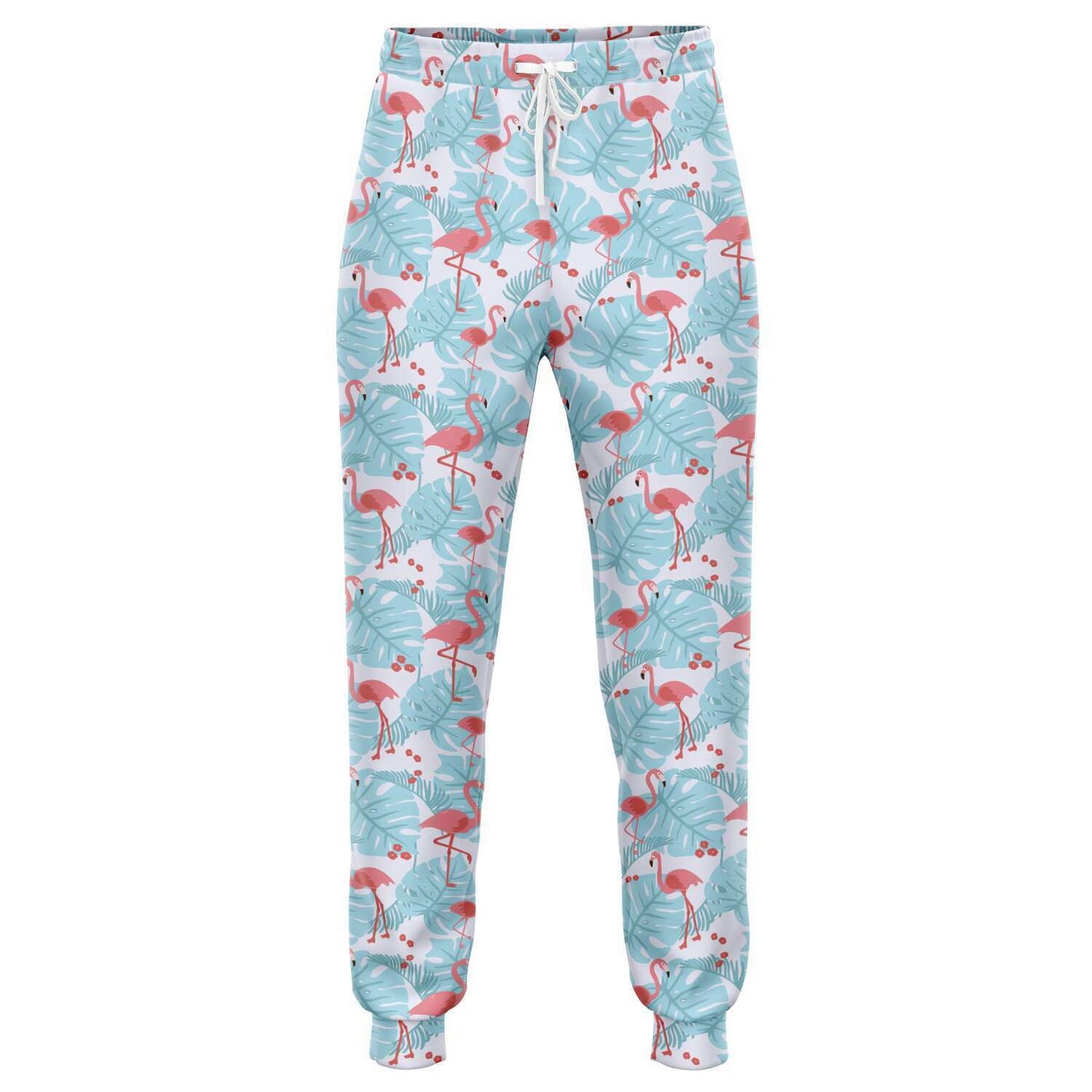Flamingo Blue Floral Joggers