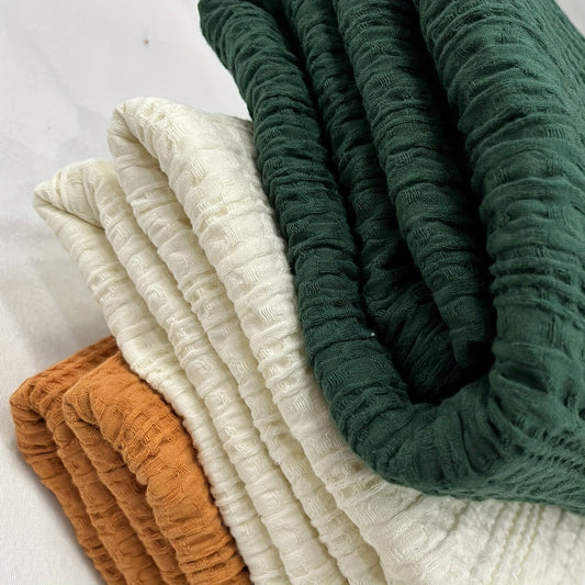 1pc 100% Cotton Waffle Weave Textured Throw Blanket, Soft Skin-Friendly Breathable Vintage Stripe Pattern For Living Room Bedroom Sofa Decor, Gift For Friends Parents For Holidays, Air Conditioner Blanket, Outdoor Shawl Wrap,