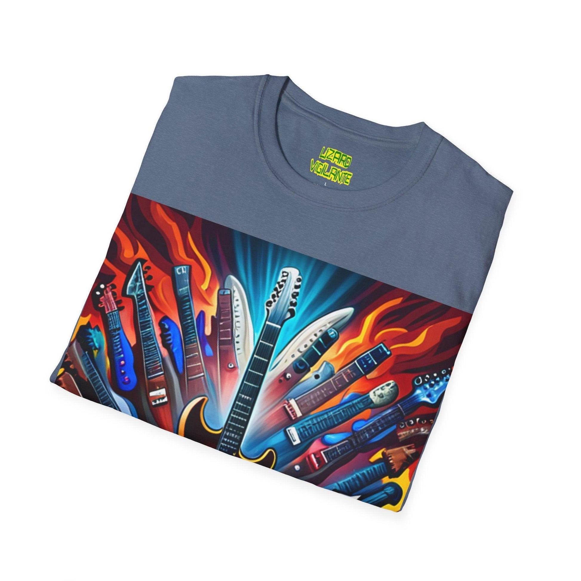 Electric Heroes Unisex Softstyle T-Shirt - Lizard Vigilante