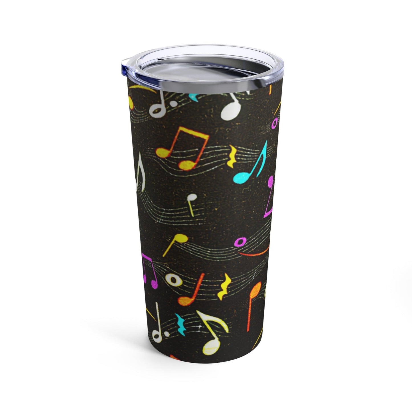 Musical Notes Tumbler 20oz - Lizard Vigilante