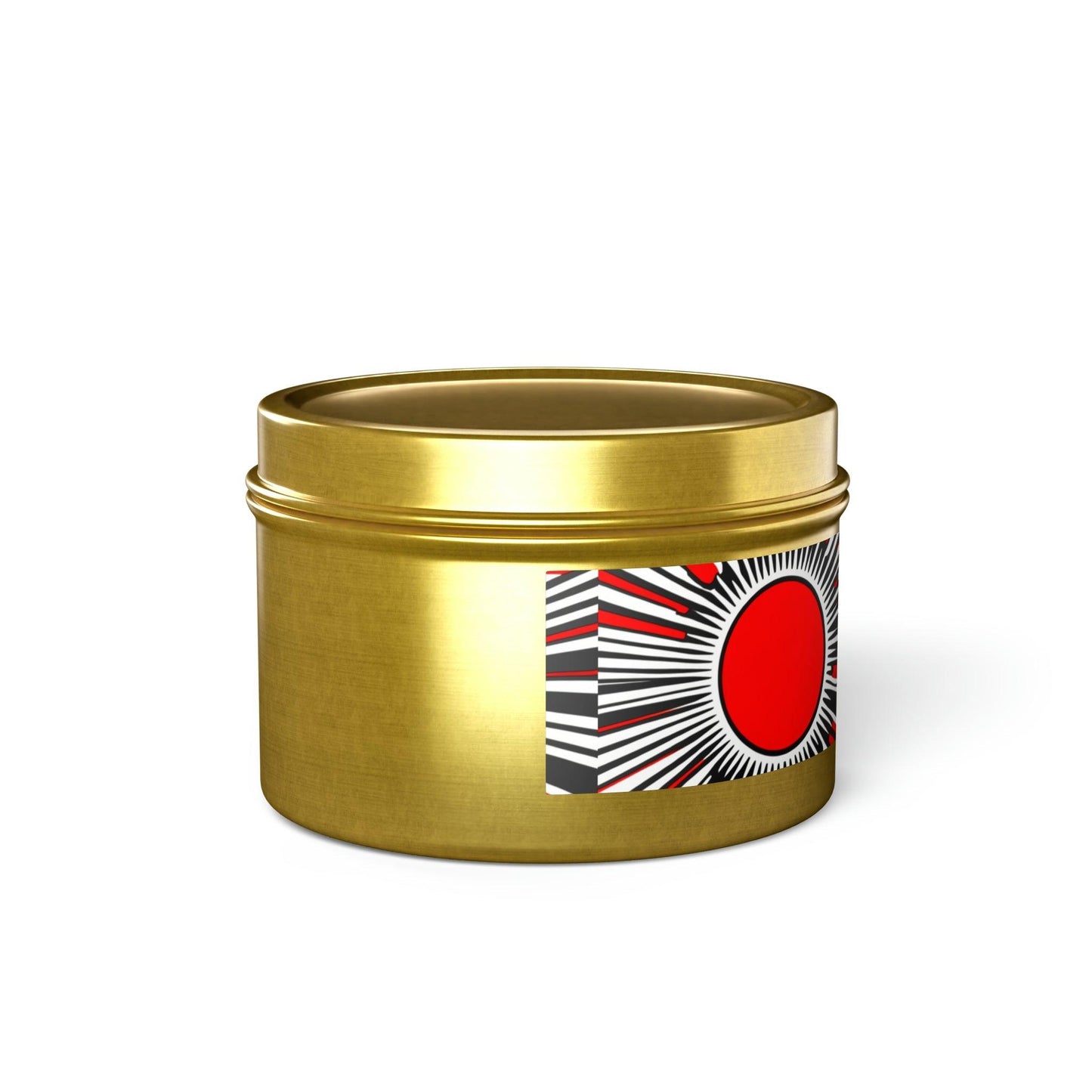 Red Circ Tin Candles - Lizard Vigilante