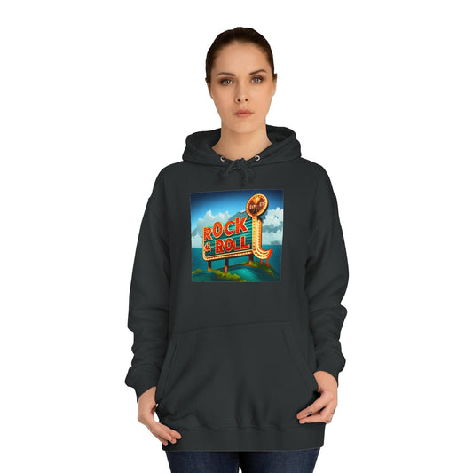 Rock & Roll Casino Unisex College Hoodie - Lizard Vigilante