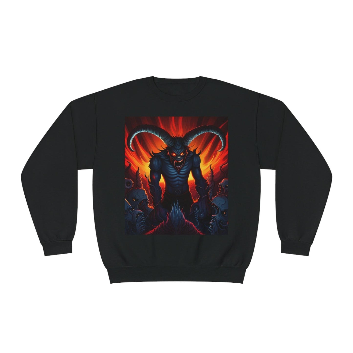 Horny Devil Unisex NuBlend® Crewneck Sweatshirt - Lizard Vigilante