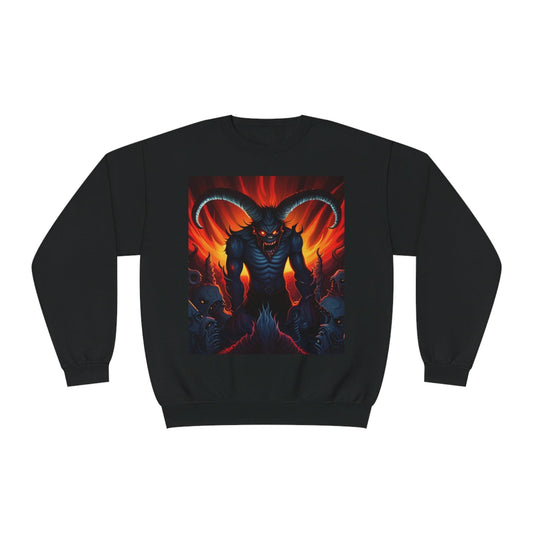 Horny Devil Unisex NuBlend® Crewneck Sweatshirt - Lizard Vigilante