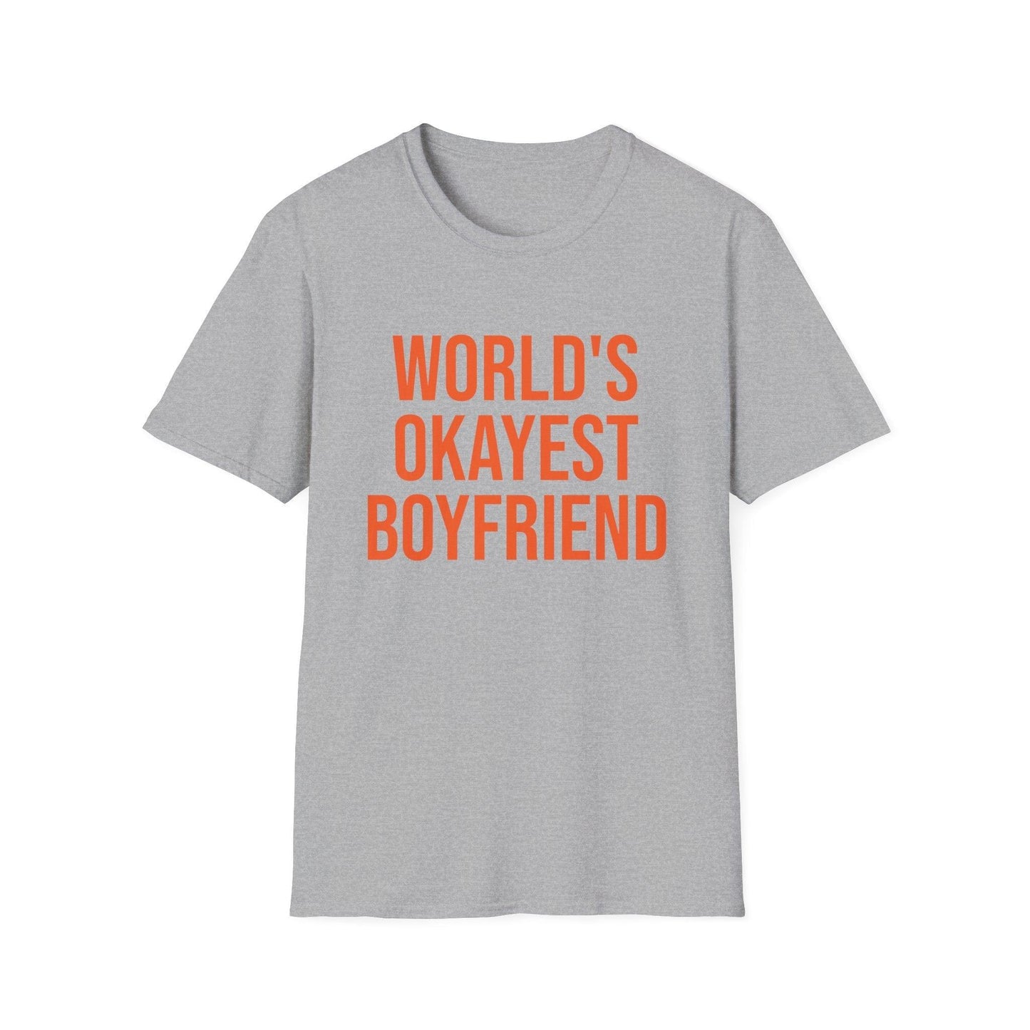 World's Okayest Boyfriend Unisex Softstyle T-Shirt - Lizard Vigilante