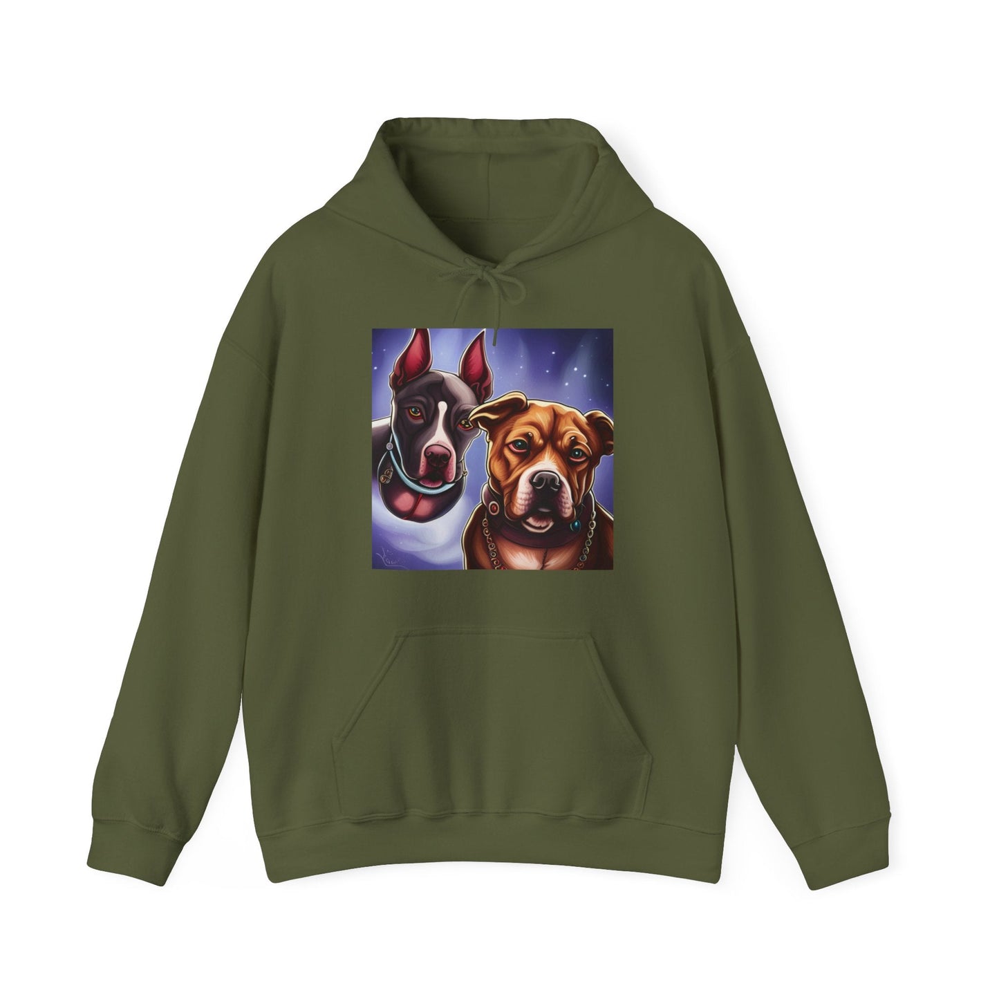 Astrology Dogs Unisex Heavy Blend™ Hooded Sweatshirt - Lizard Vigilante