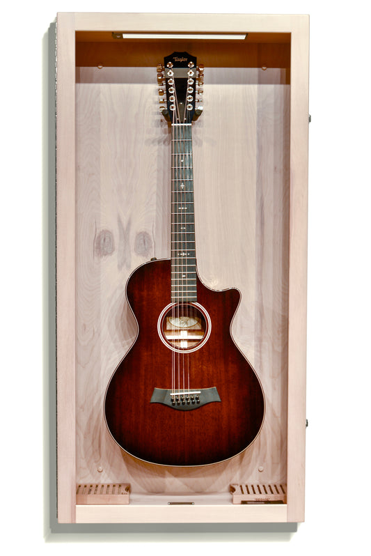 ClimaCase Rectangle Humidor - Birch with Campbell White Stain