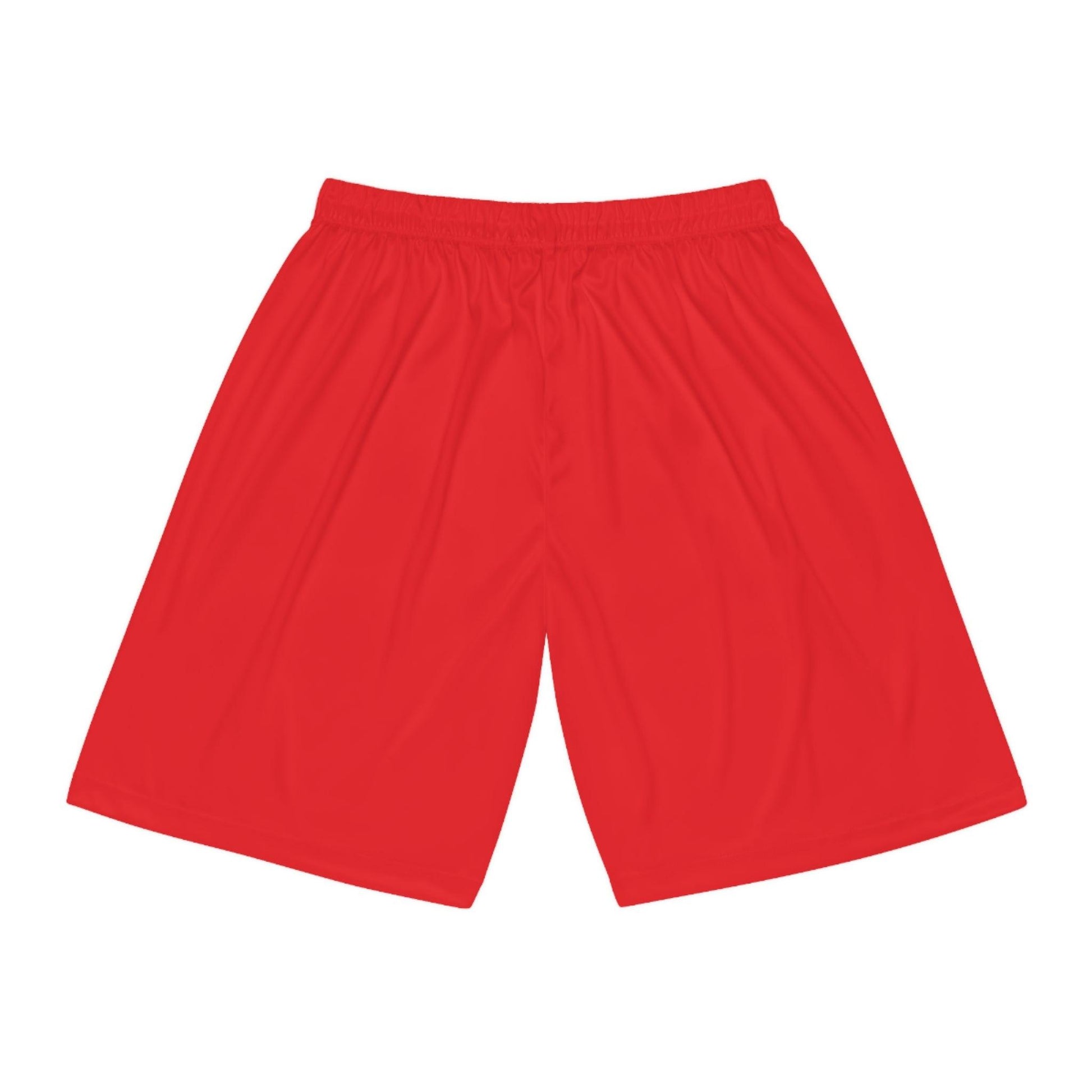 Basketball Shorts - Red - Lizard Vigilante