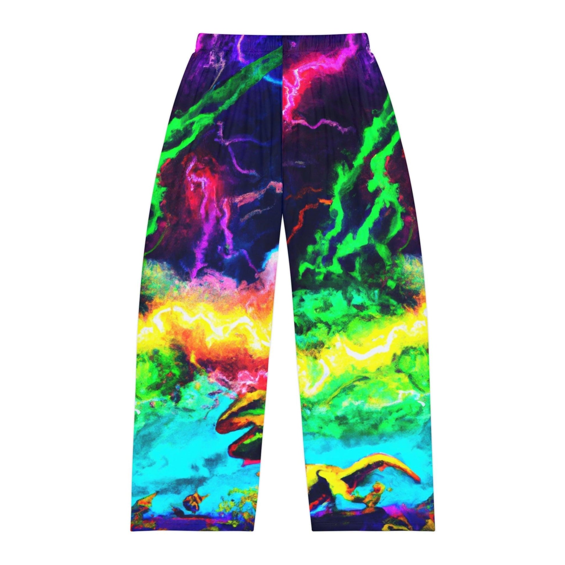 Reptile Lightning Men's Pajama Pants - Lizard Vigilante