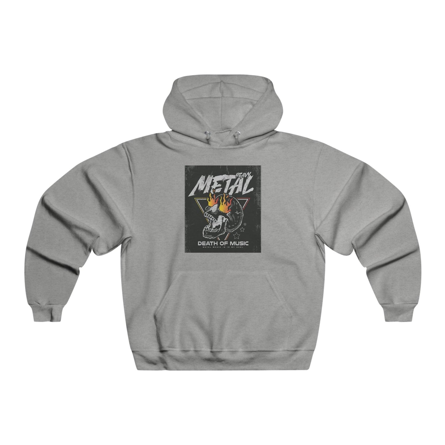 Heavy Metal Death Of Music Men's NUBLEND® Hooded Sweatshirt - Lizard Vigilante