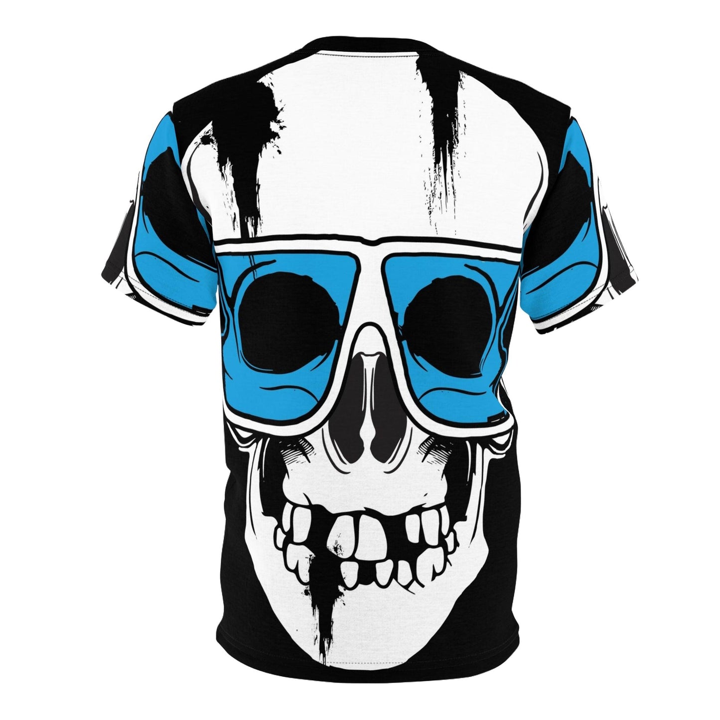 Cheap Sunglass Blues Skull Unisex Tee - Lizard Vigilante