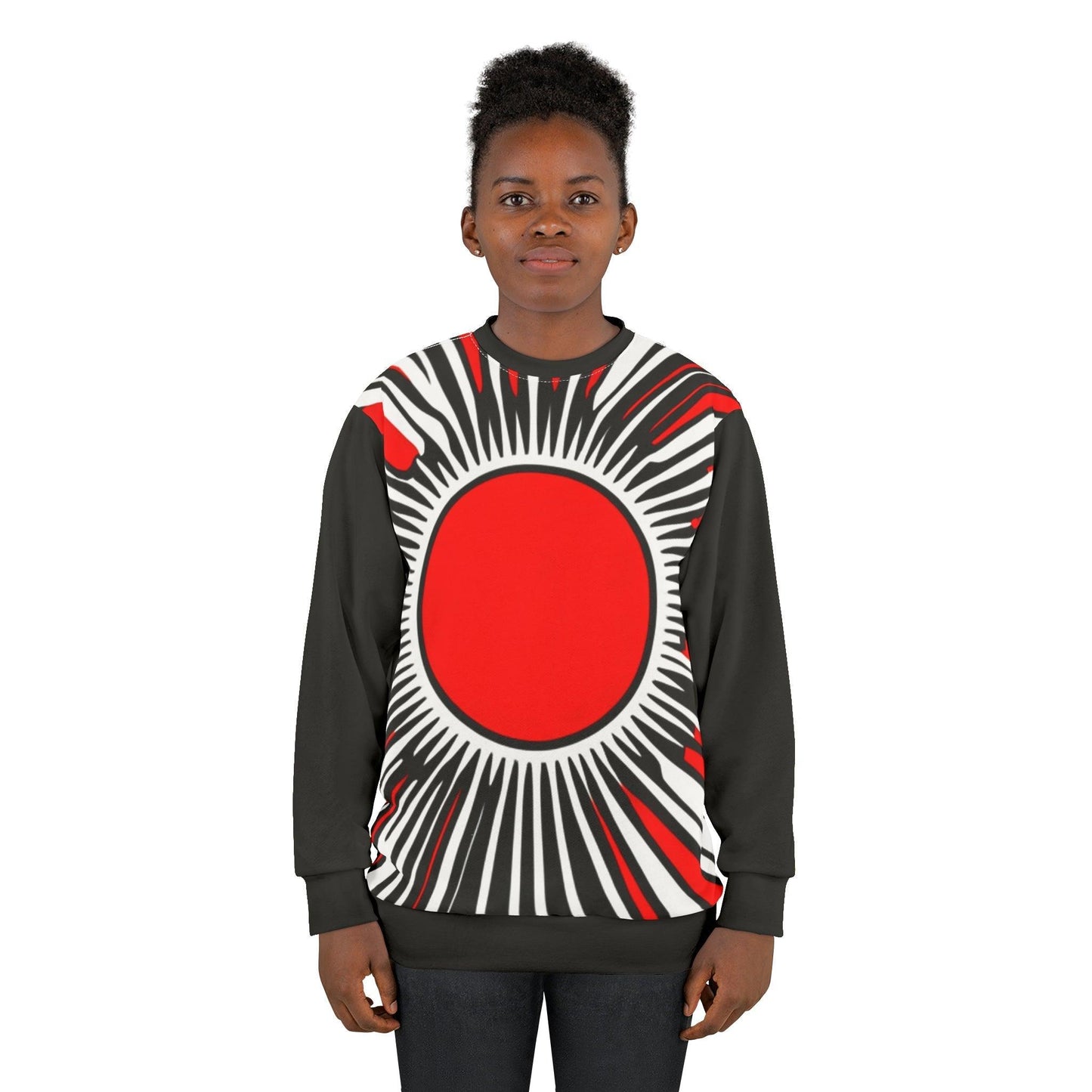 Red Circ Unisex Sweatshirt - Lizard Vigilante