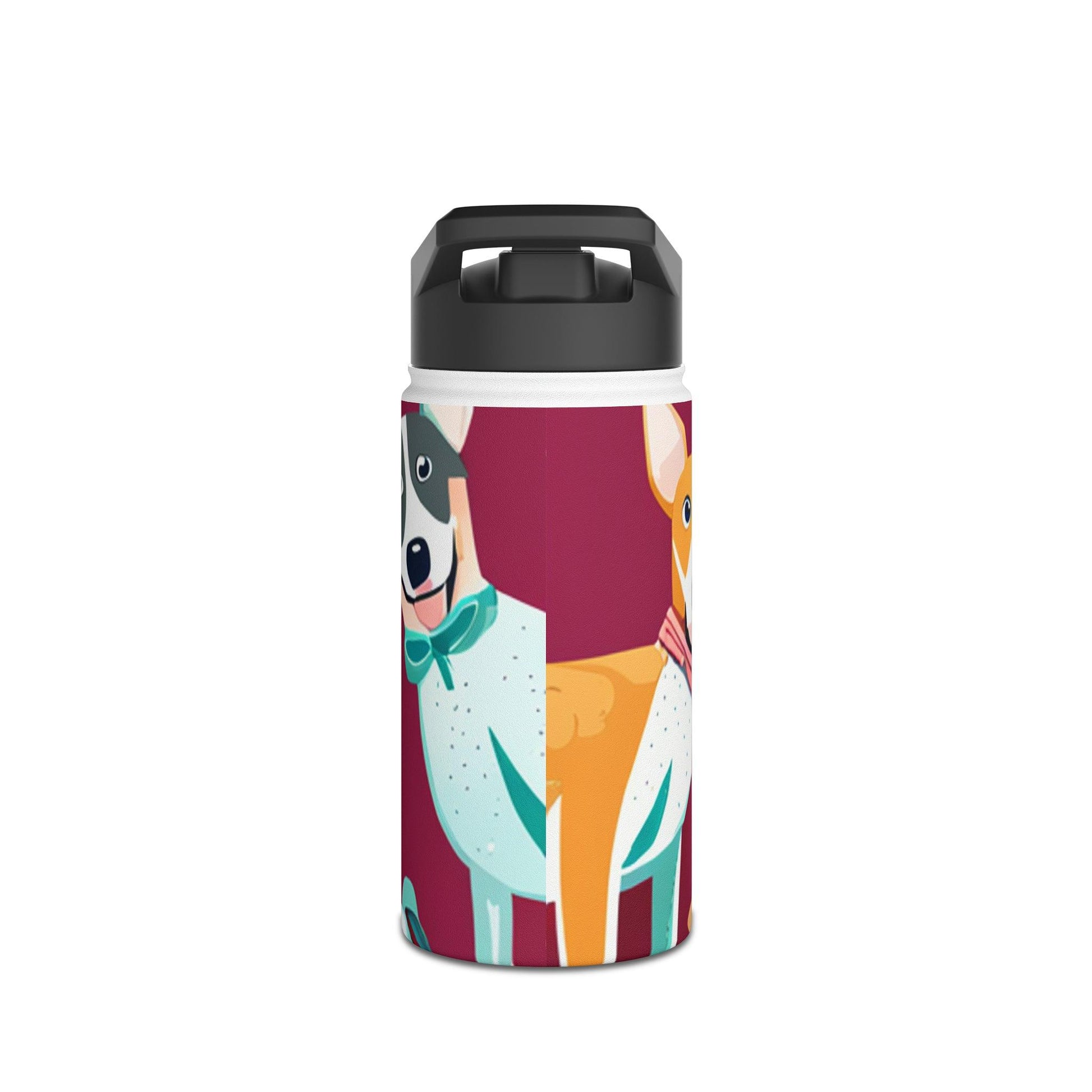 Illustrated by Doggie Stainless Steel Water Bottle, Standard Lid - Lizard Vigilante