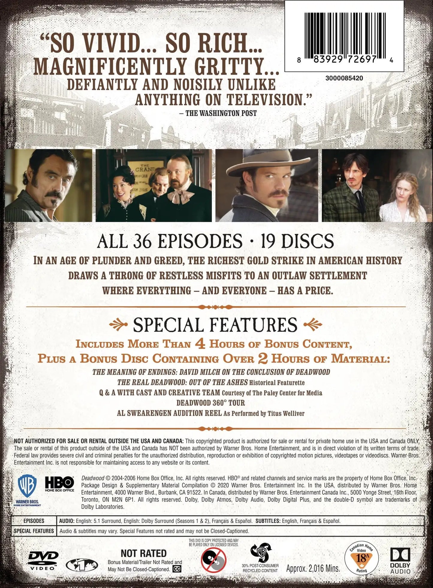 Deadwood: The Complete Series (DVD)