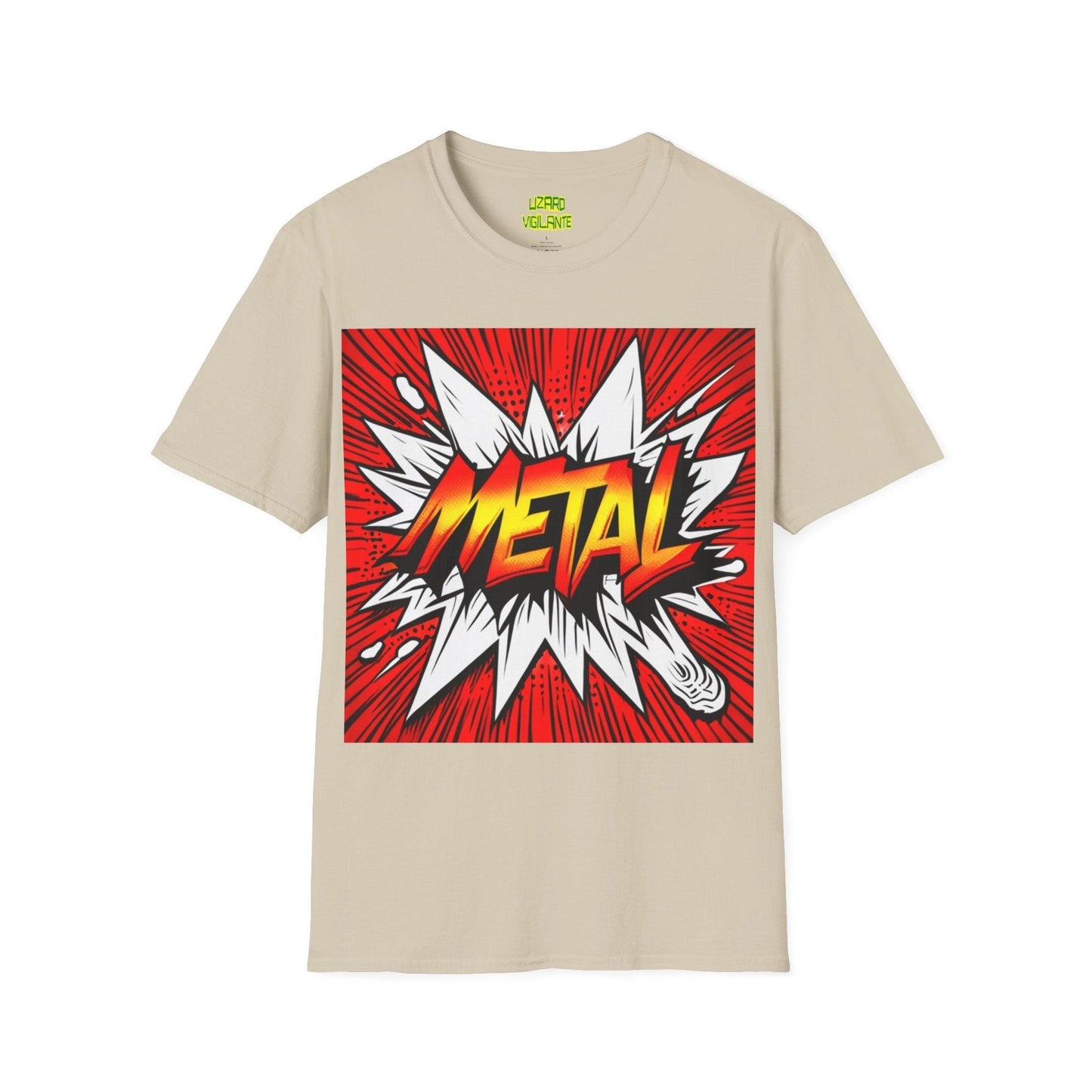 METAL KAPOW Unisex Softstyle T-Shirt - Lizard Vigilante