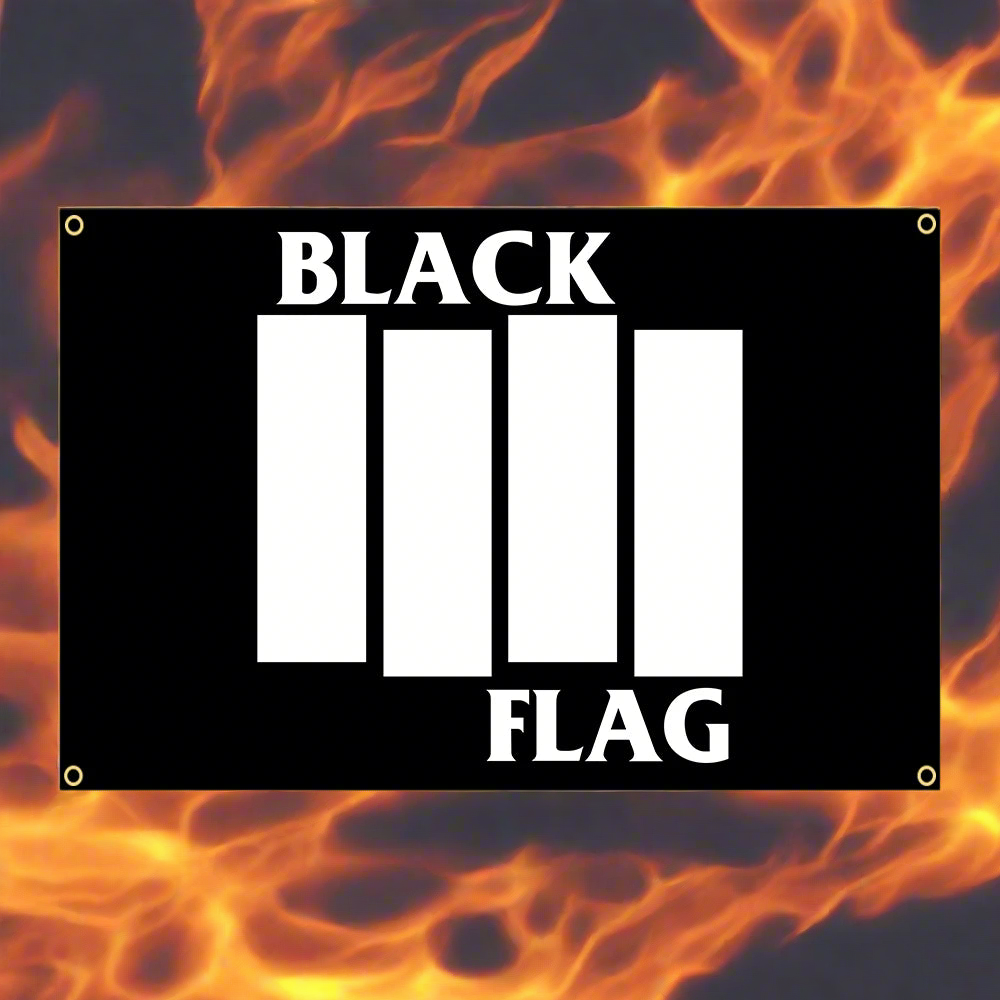 3Jflag 90x150cm Black Flag Everything Music Band Heavy Metal Pop Singer Rock Interior Decoration Banner Tapestry - Premium Tapestry from Lizard Vigilante - Just $11.99! Shop now at Lizard Vigilante