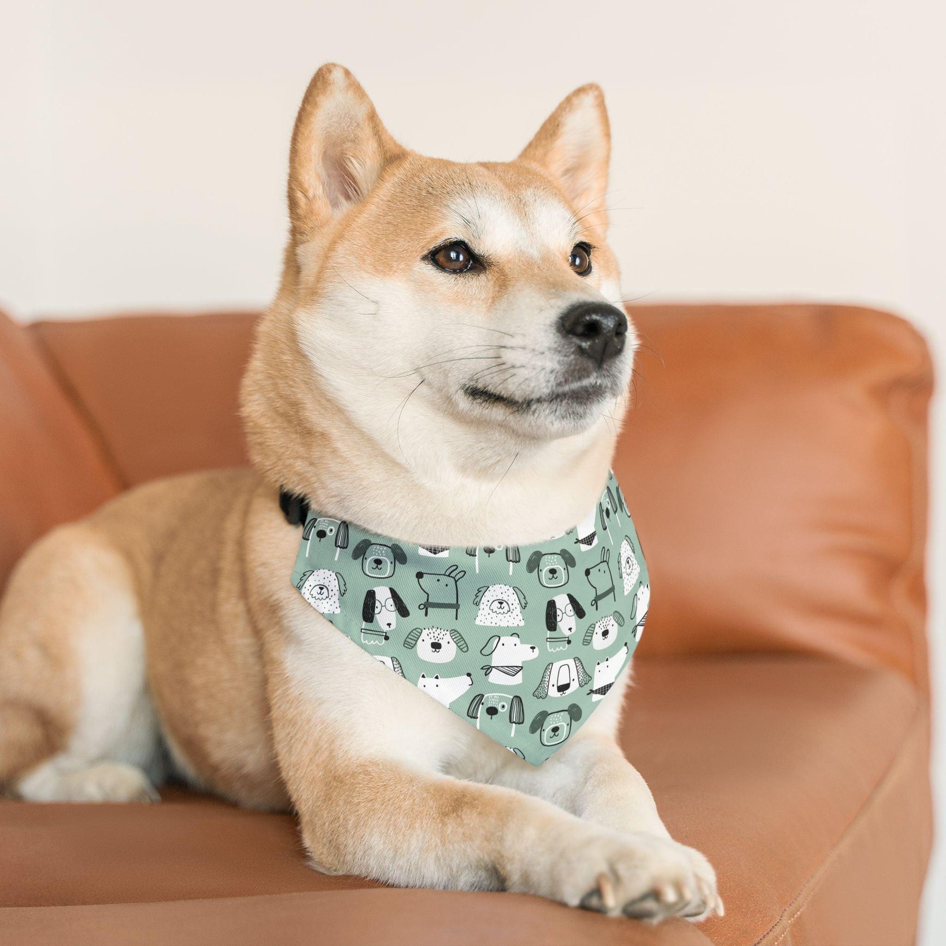 Illustrated Doggers Pet Bandana Collar - Premium Pets from Printify - Just $26.99! Shop now at Lizard Vigilante