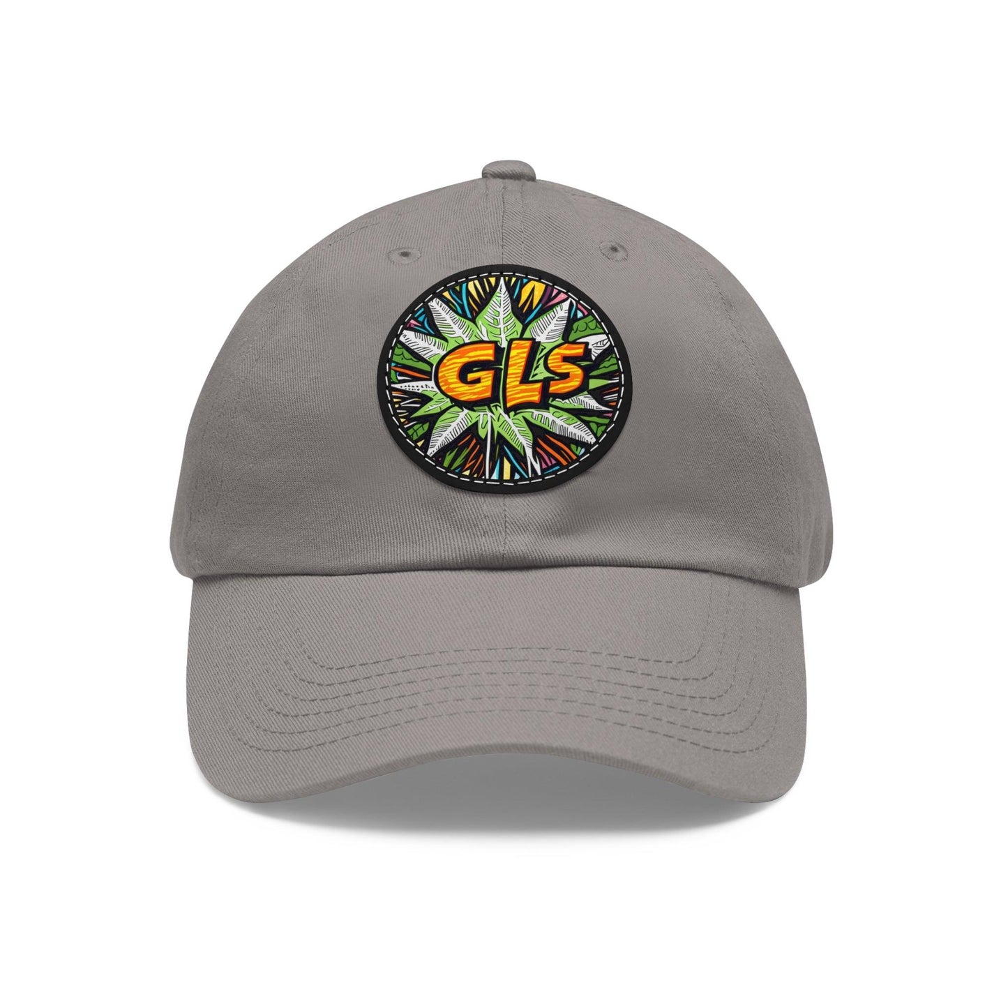 GreenLeaf Silo "GLS" Dad Hat with Leather Patch (Round) - Lizard Vigilante