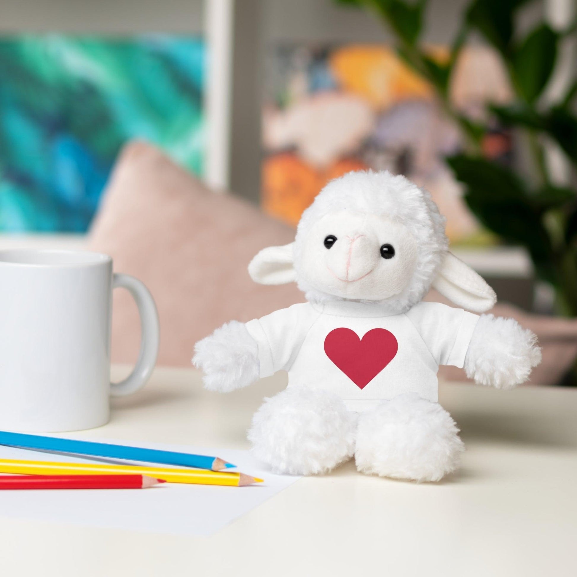 Red Heart Stuffed Animals with Tee - Lizard Vigilante