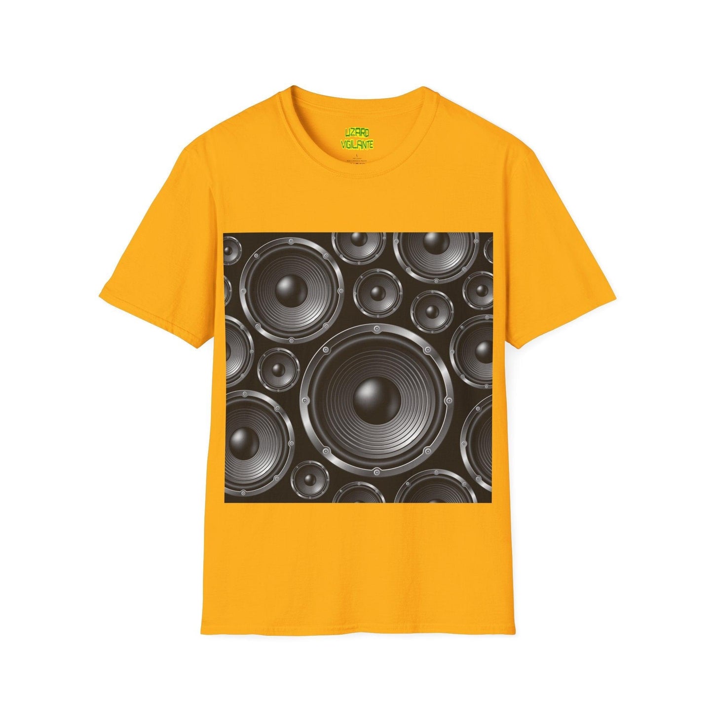 Bluetooth Speakers Unisex Softstyle T-Shirt - Lizard Vigilante