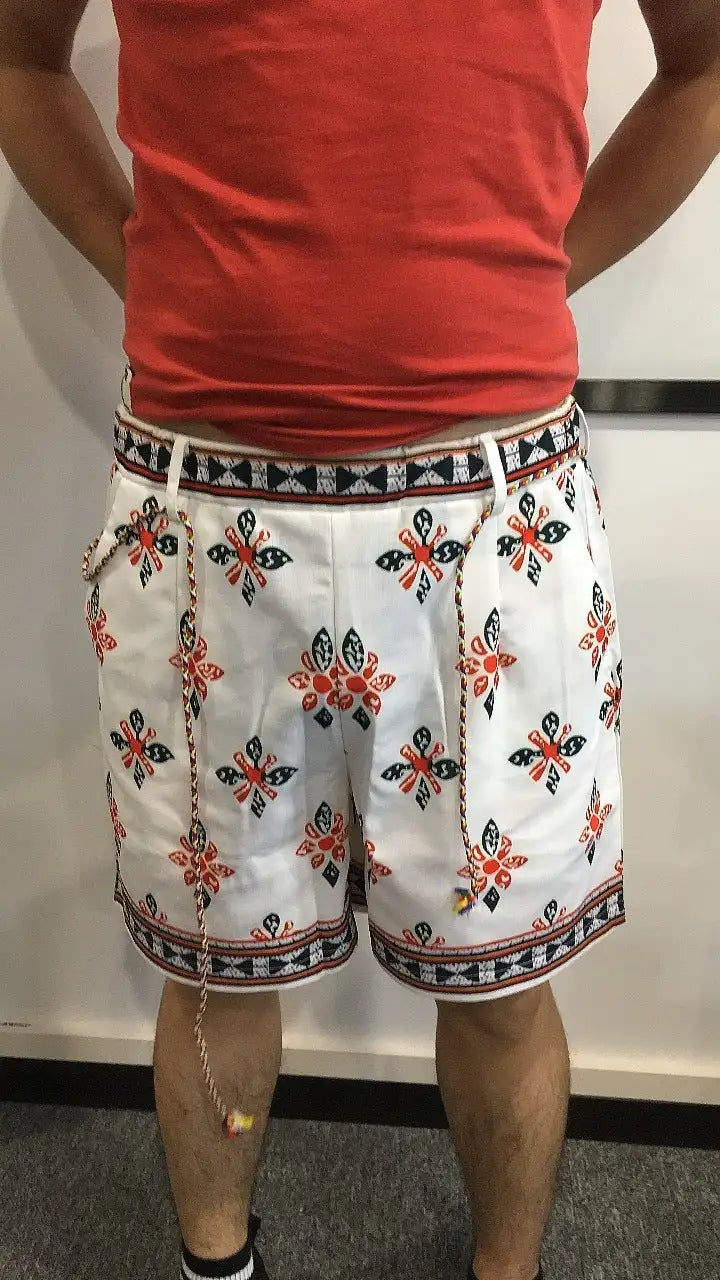 Summer Vintage Printed Casual Shorts