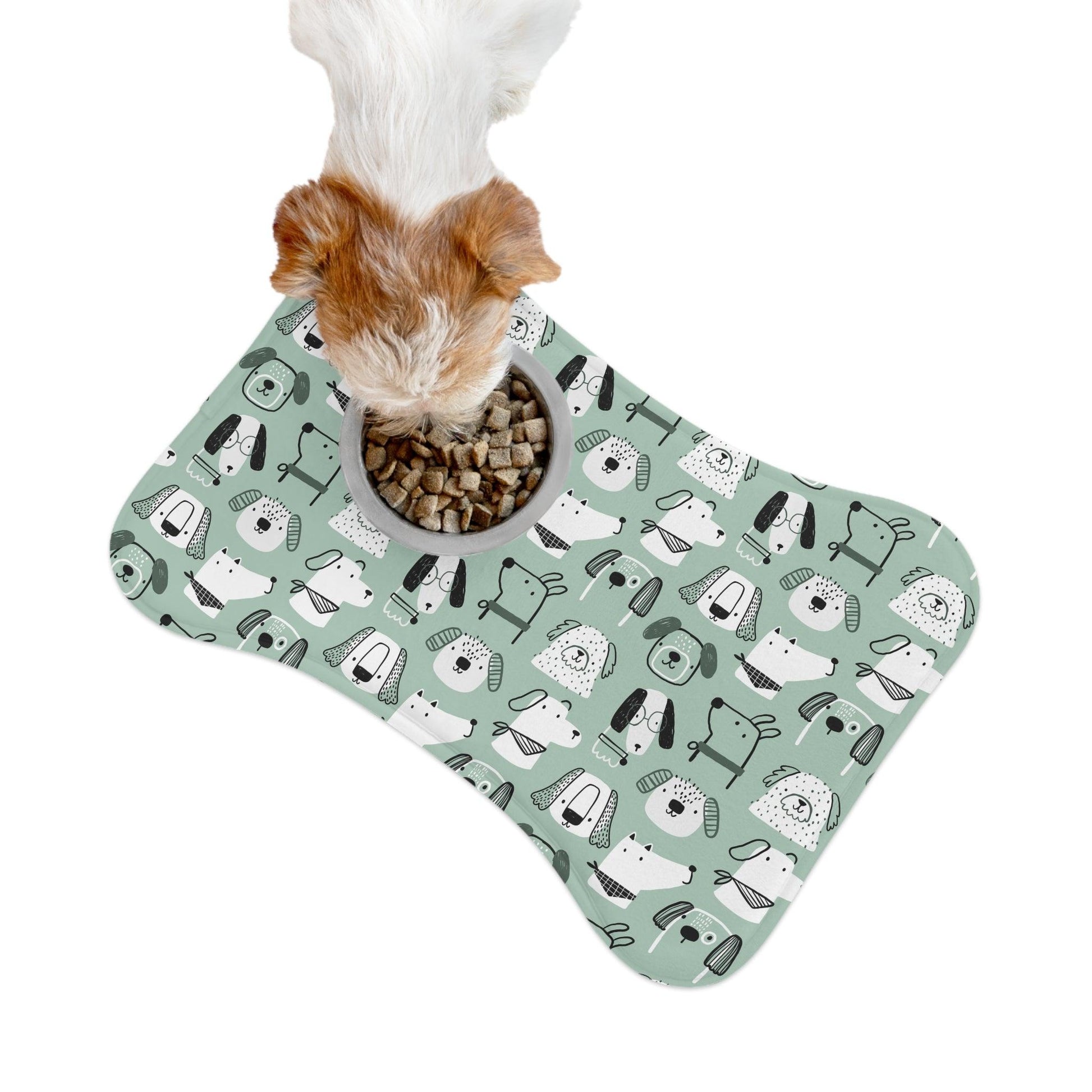 Illustrated Doggers Pet Feeding Mats - Premium Pets from Printify - Just $37.60! Shop now at Lizard Vigilante