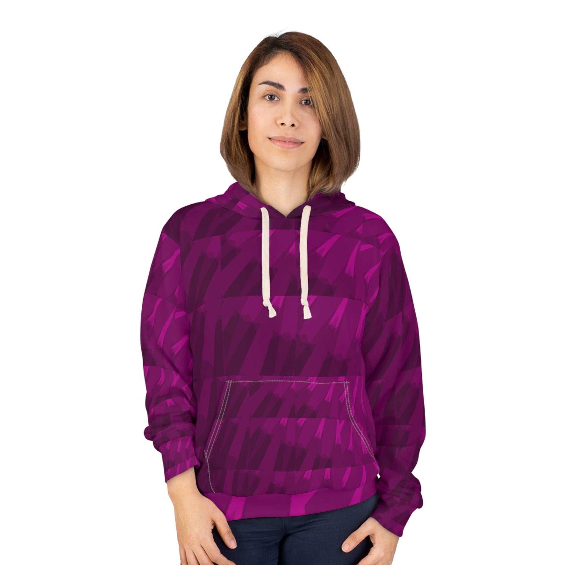 Purple Shower Unisex Pullover Hoodie - Lizard Vigilante